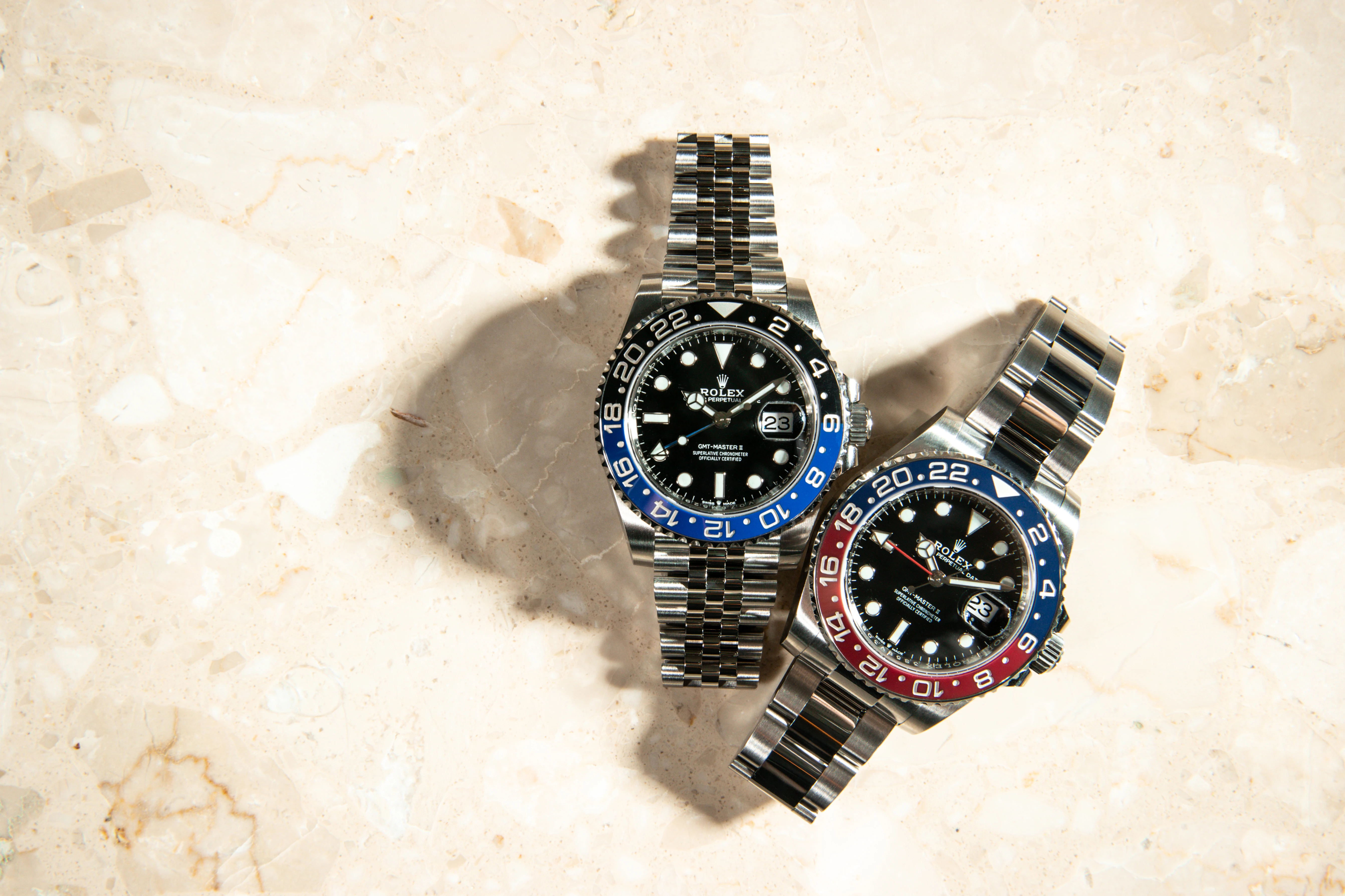 ROLEX GMTマスター　純正ベゼル ペプシベゼル貴重品 ロレックス（ROLEX） ”ペプシベゼル” GMTマスター2 赤青ベゼル
