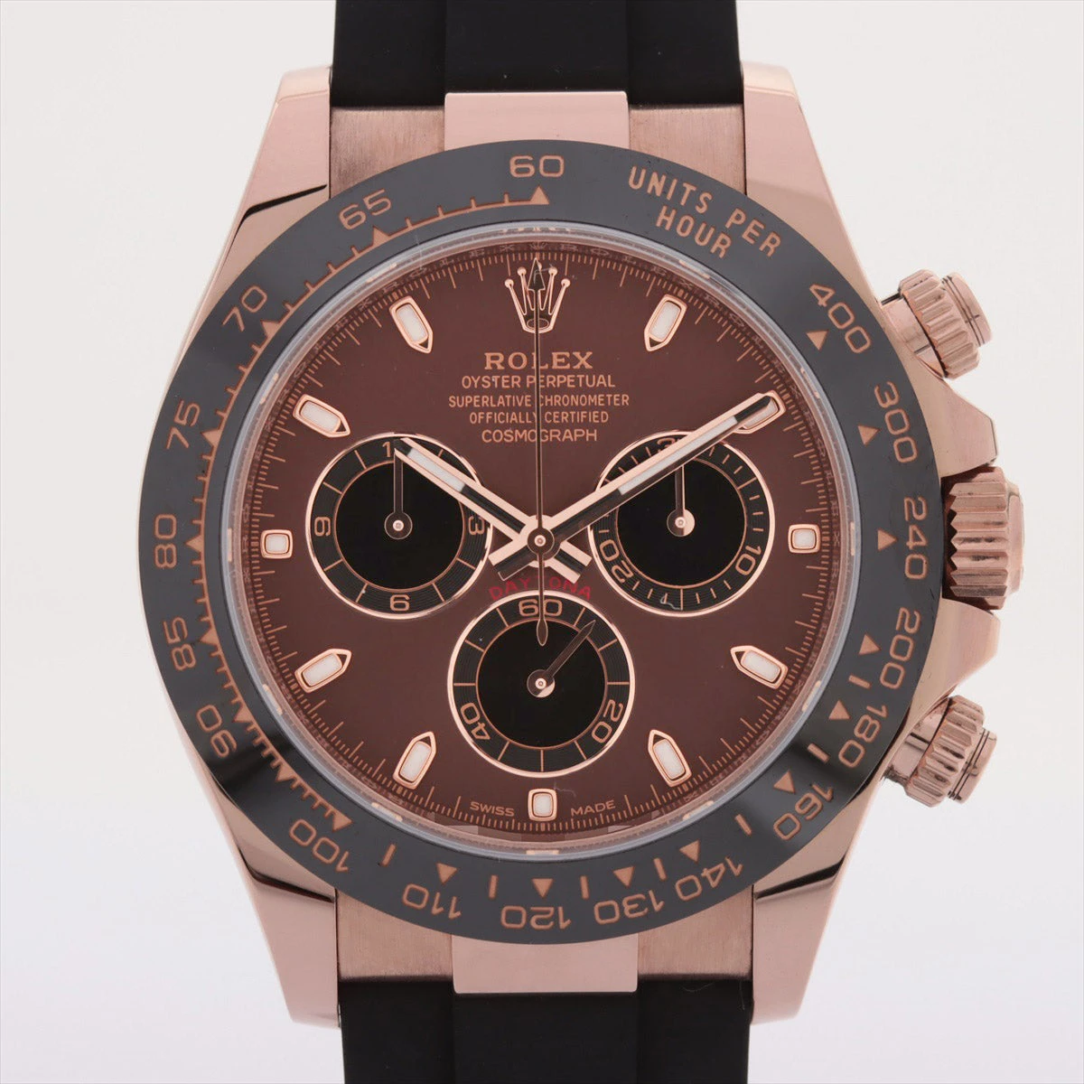 Ref.116515LN 750×ラバー 黒文字盤