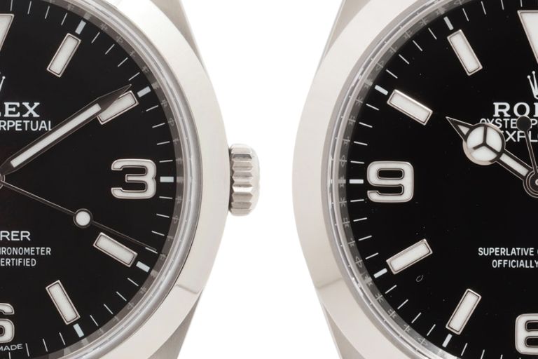 「エクスプローラーⅠ Ref.214270」との比較