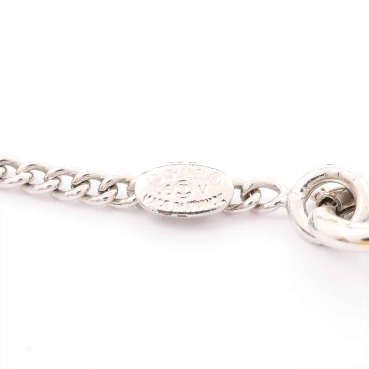 CHANEL シャネル ココマーク 06V ネックレス ホワイト 44cm シャネル ココマーク 06V ネックレス GP ホワイト A0238975