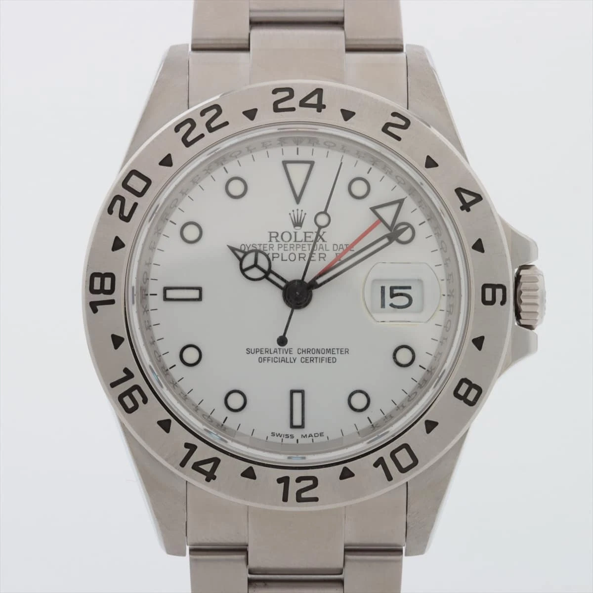 ロレックス エクスプローラーⅡ 16570T SS AT 白文字盤
