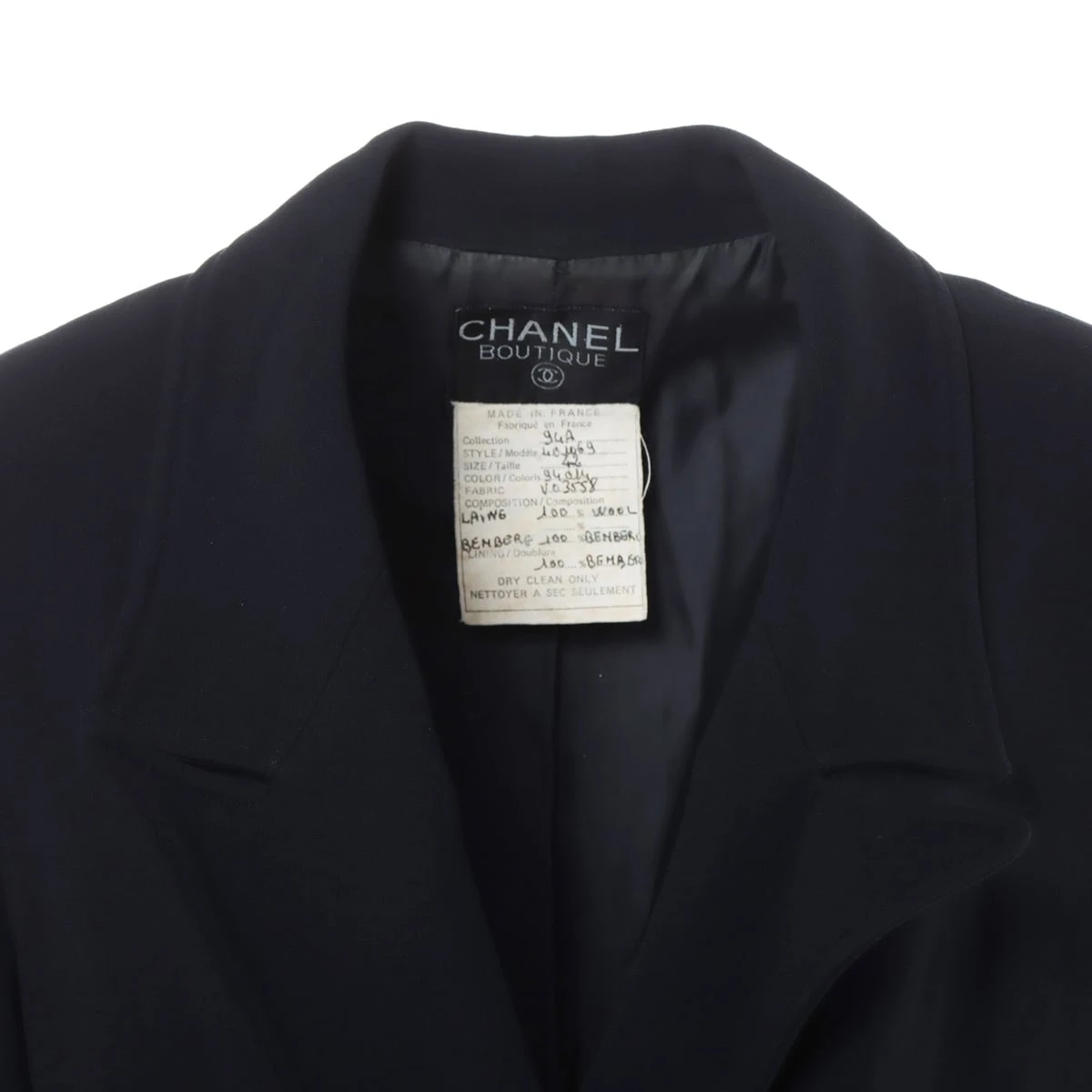 CHANEL シャネル ココボタン テーラード ジャケット CHANEL - シャネル CHANEL ココマークボタン テーラード