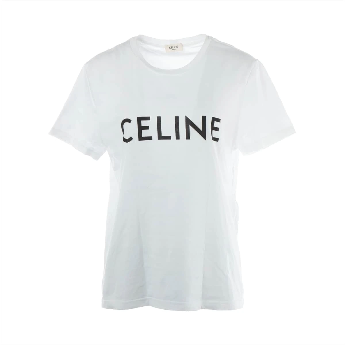 ブランド雑貨総合 CELINE ロゴ Tシャツ サイズXS ホワイト93500円 トップス