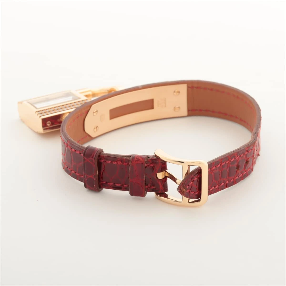 チコたん 美品 エルメス ケリーウォッチ　革ベルト HERMES】ヴィンテージ エルメス ケリーウォッチ KE1.201
