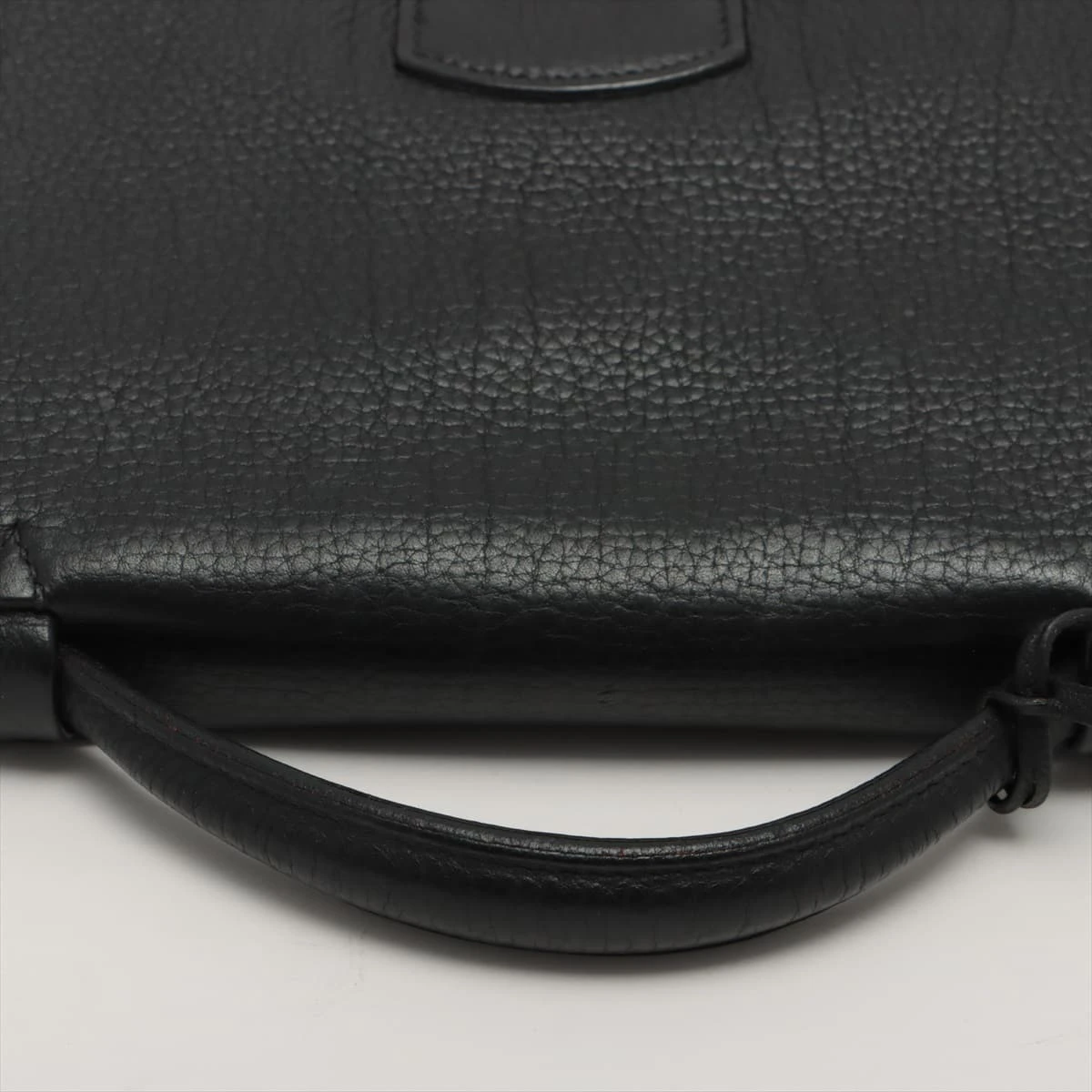 エルメス サックアデペッシュ27 トゴ ブラック シルバー金具 □K:2007