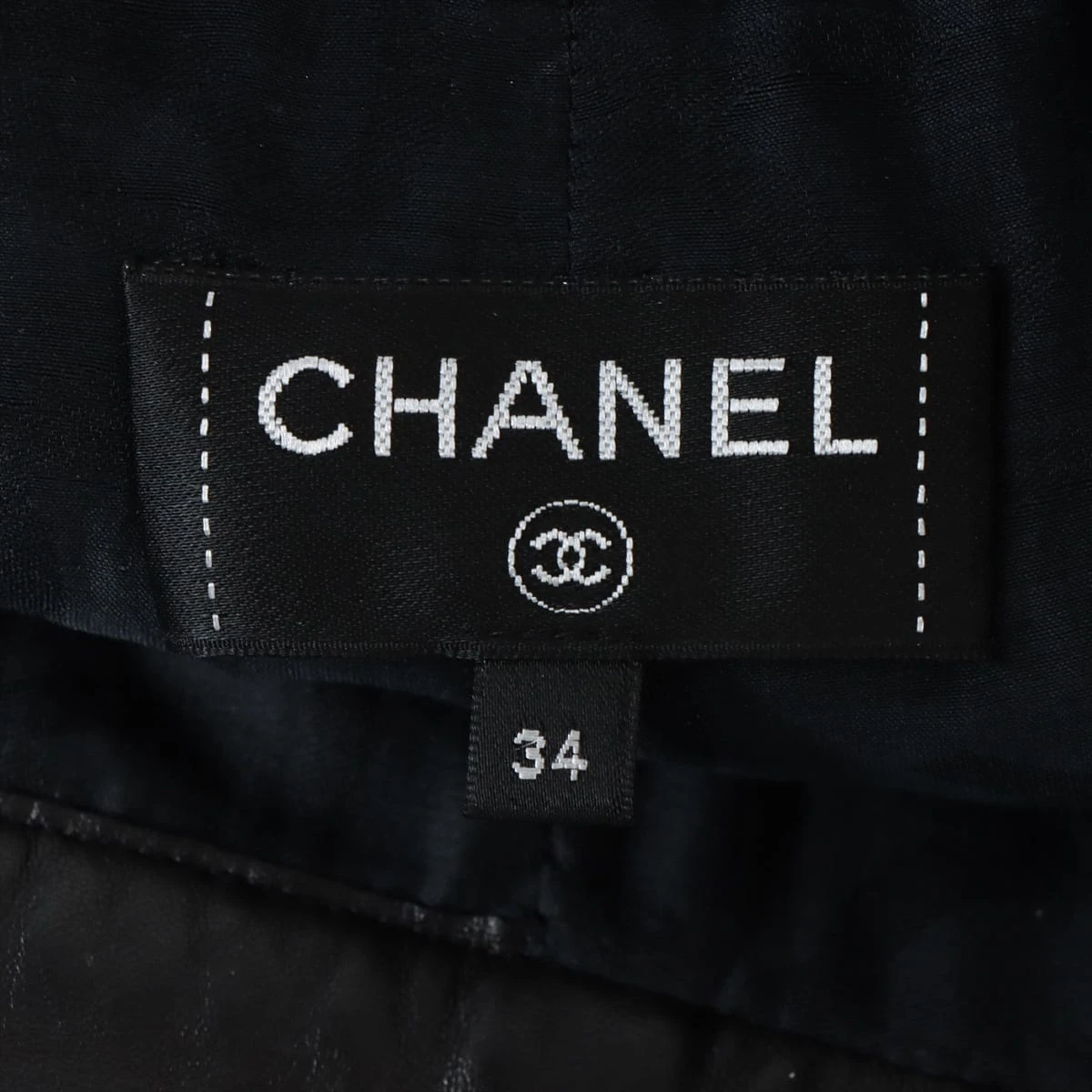 CHANEL ラムスキンスカート スカート - ラムスキン、ブラック — ファッション | CHANEL シャネル