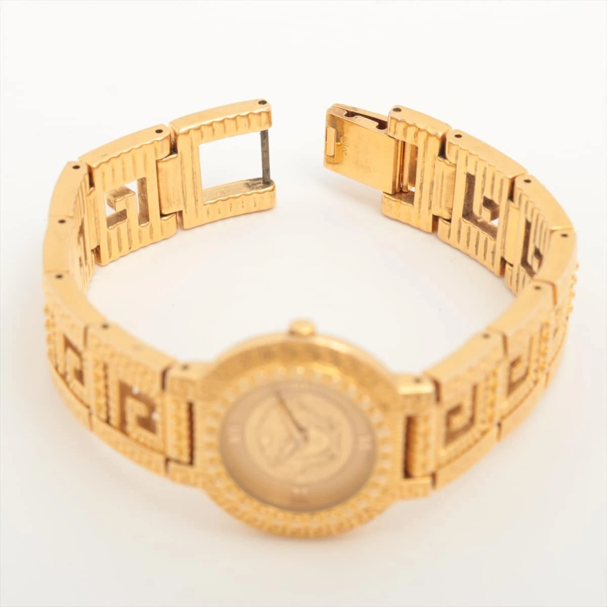 ジャンニヴェルサーチ メデューサ GP QZ シャンパン文字盤