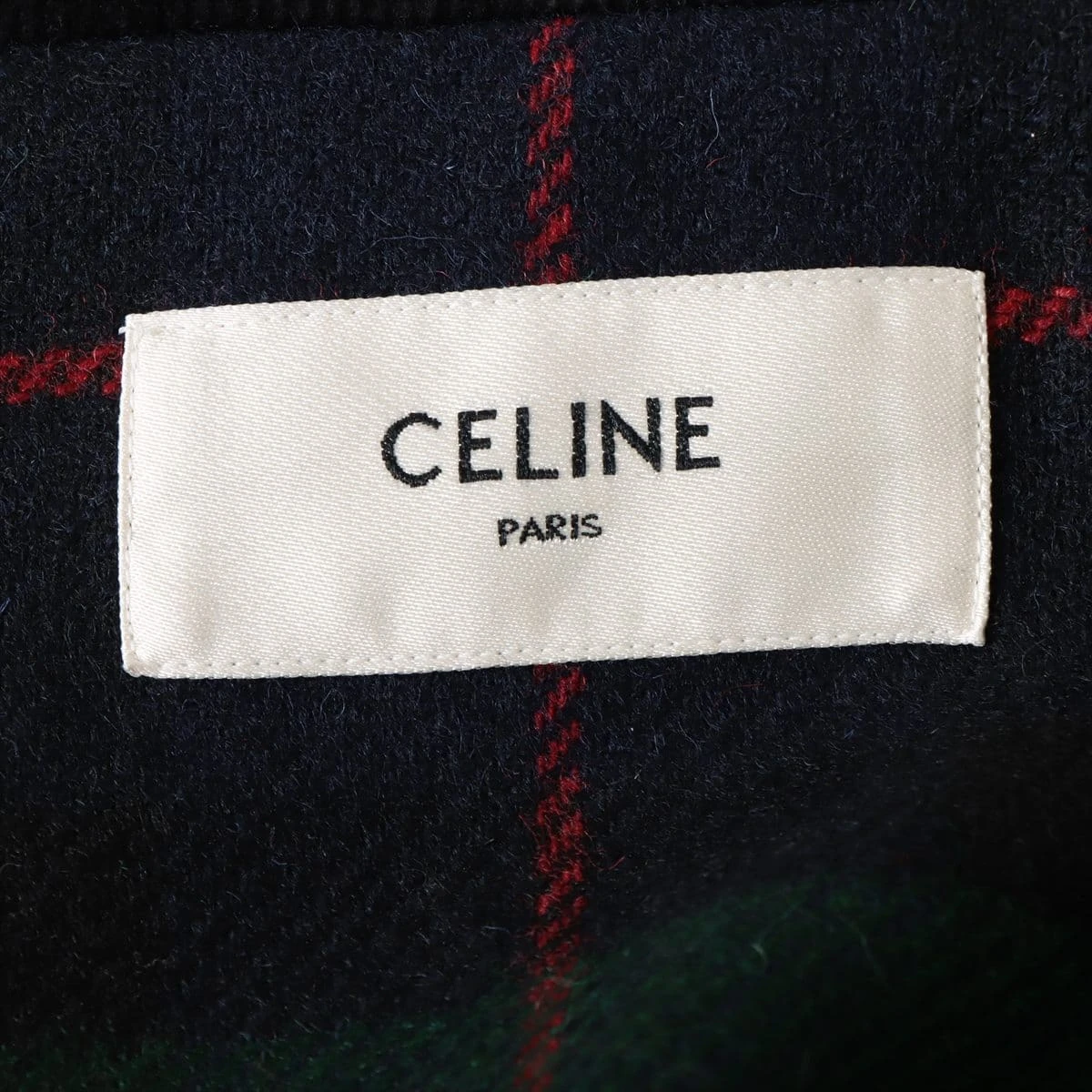 セリーヌ CELINE  ハンティングジャケット（レディース、イタリア製）  2W523364P ジャケット セリーヌ 22SS コットン×ナイロン ブルゾン 38 レディース ブラック