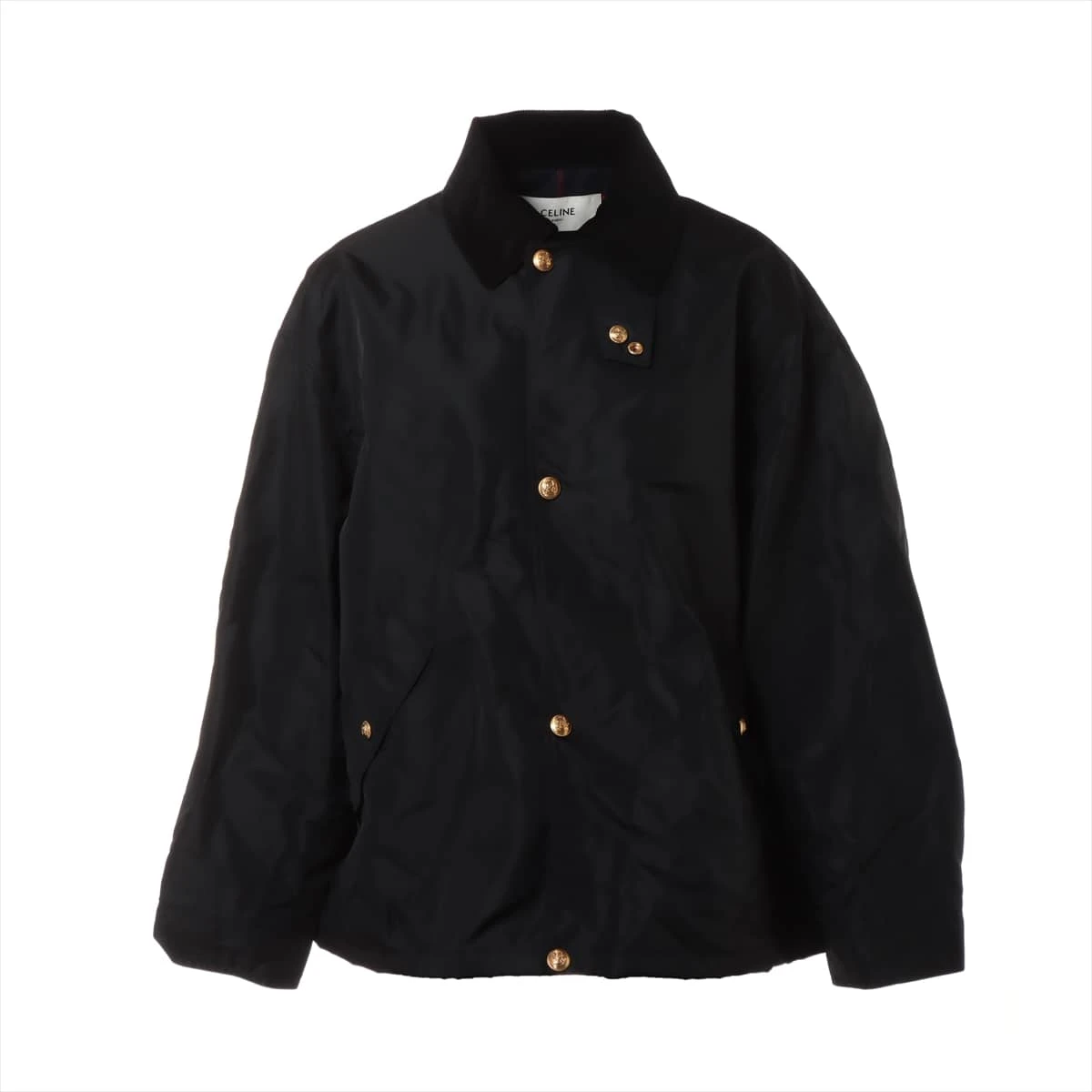 新品 GAP ダブルジップ ナイロンジャケット黒 ブラック ライト