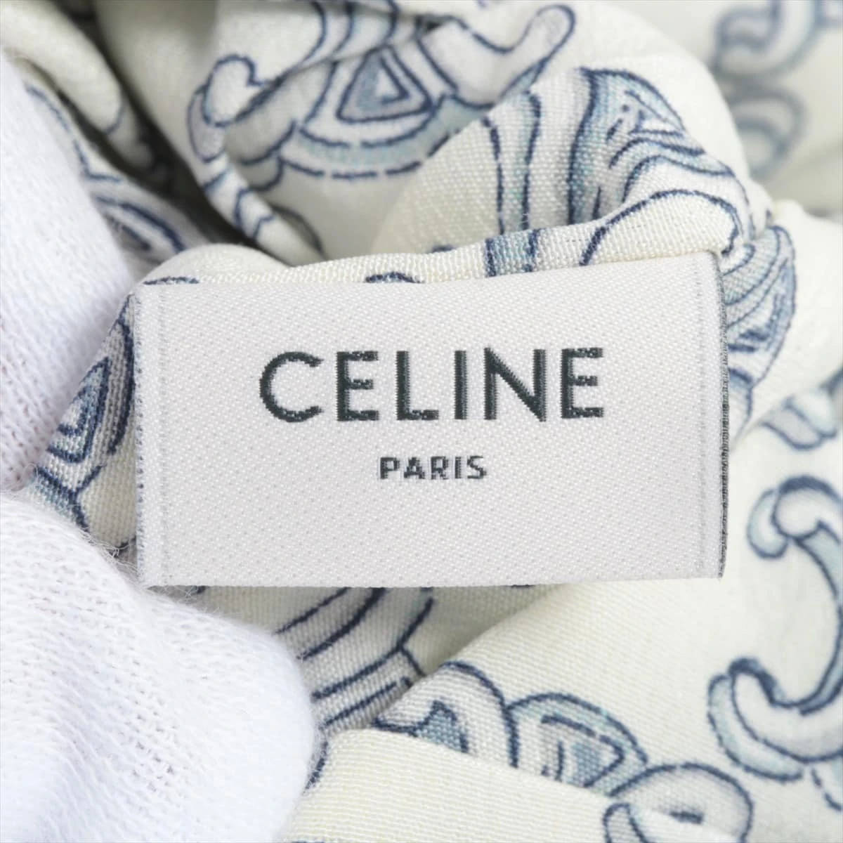 CELINE セリーヌ トリオンフ シュシュ ロゴ シルク Amazon | [セリーヌ] ヘアアクセサリー シュシュ ヘアゴム