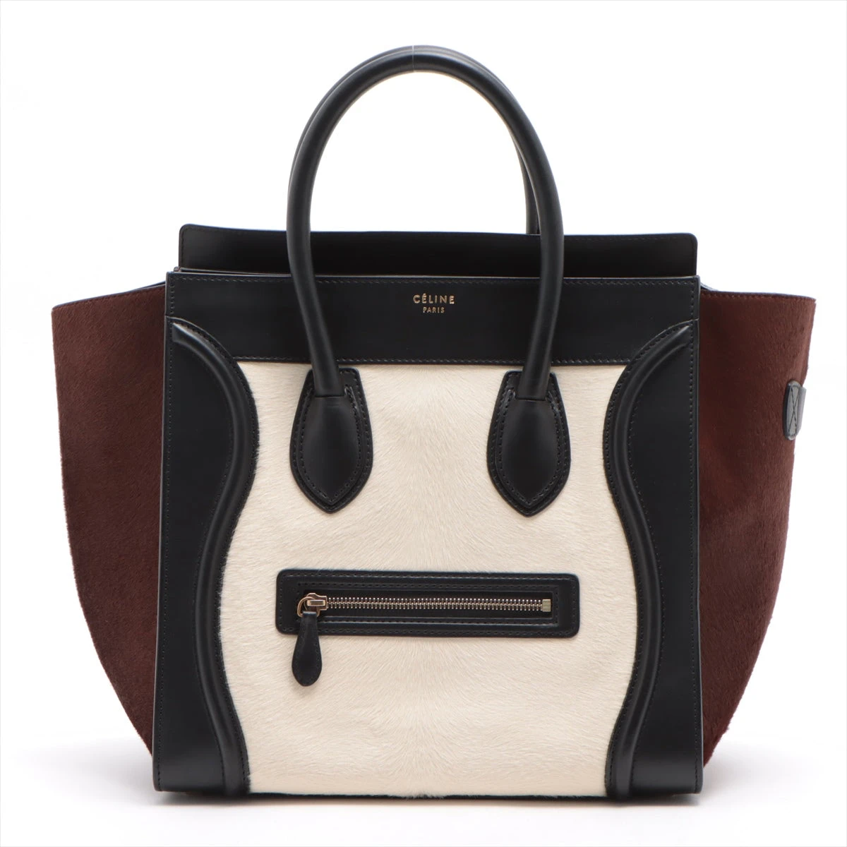 CELINE☆セリーヌ☆ラゲージミニショッパー☆ハラコレオパード柄☆限定品 CELINE☆セリーヌ☆ラゲージミニショッパー☆ハラコレオパード柄