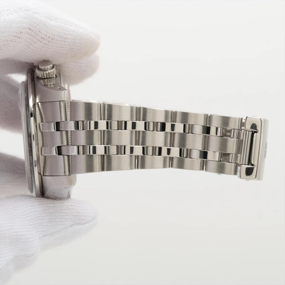 チュードル クロノタイム タイガー 79260 SS AT 黒文字盤 あまり