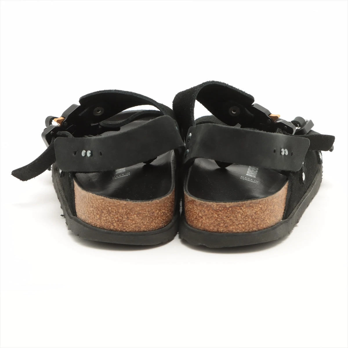 BIRKENSTOCK ブラックスエード サンダル【箱・タグ付き】 ディオール 22AW スエード サンダル 42 メンズ ブラック