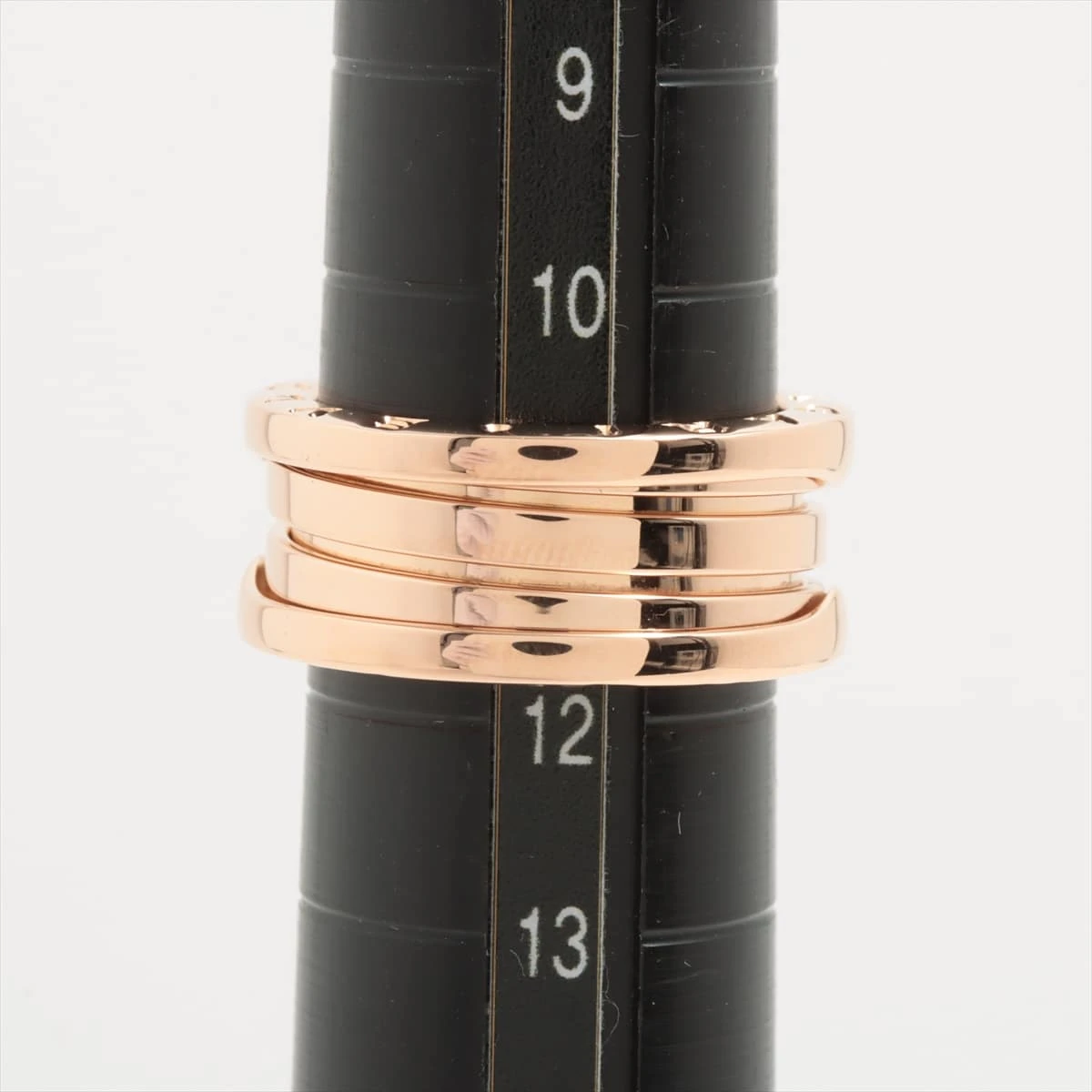 ブルガリ ビーゼロワン 750 PG 52 リング マーブルブラウン 3550 BVLGARI - ブルガリ ビーゼロワン 750 PG 52 リング マーブル