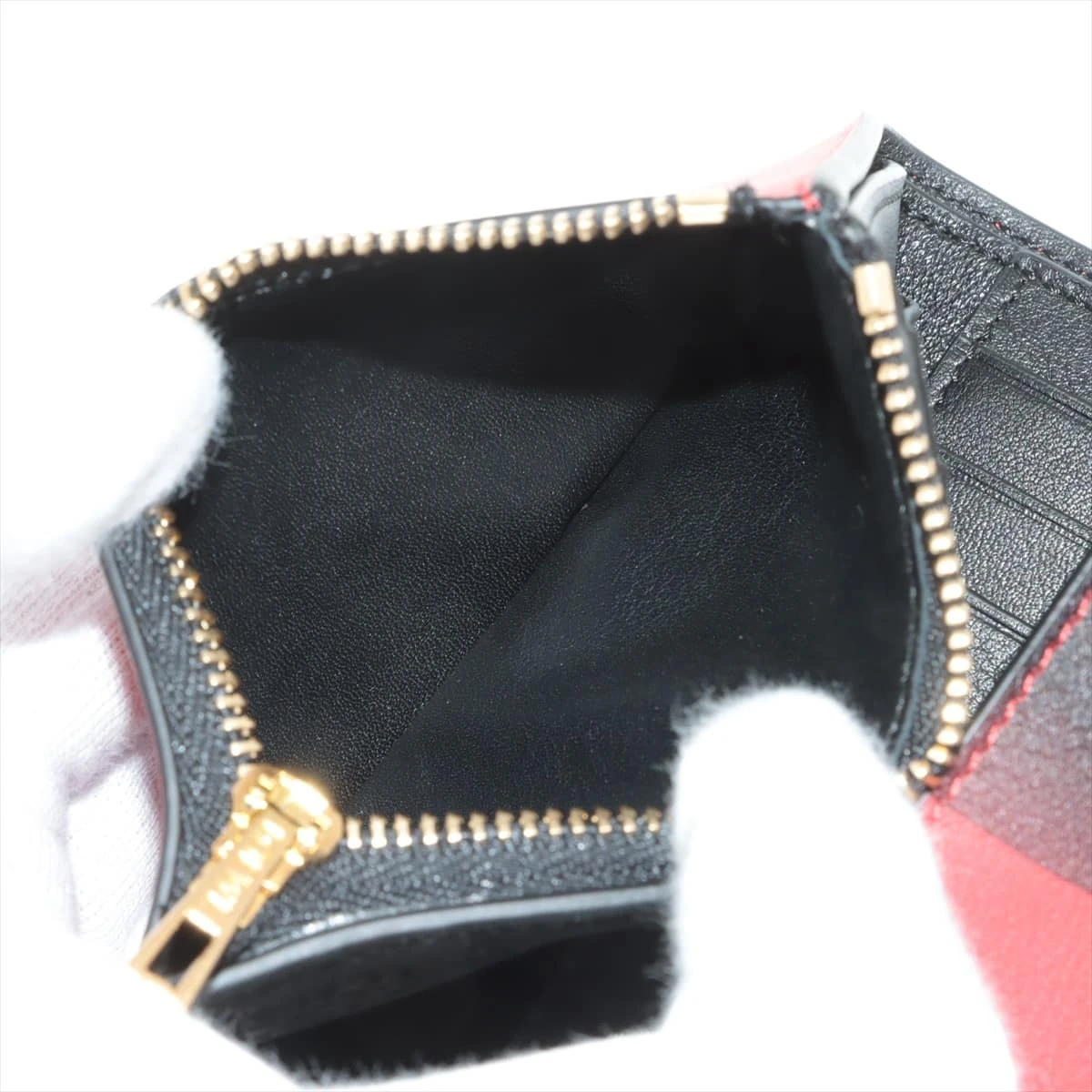 ロエベ×スタジオジブリ レザー 財布 レッド カオナシ A1672406｜中古 