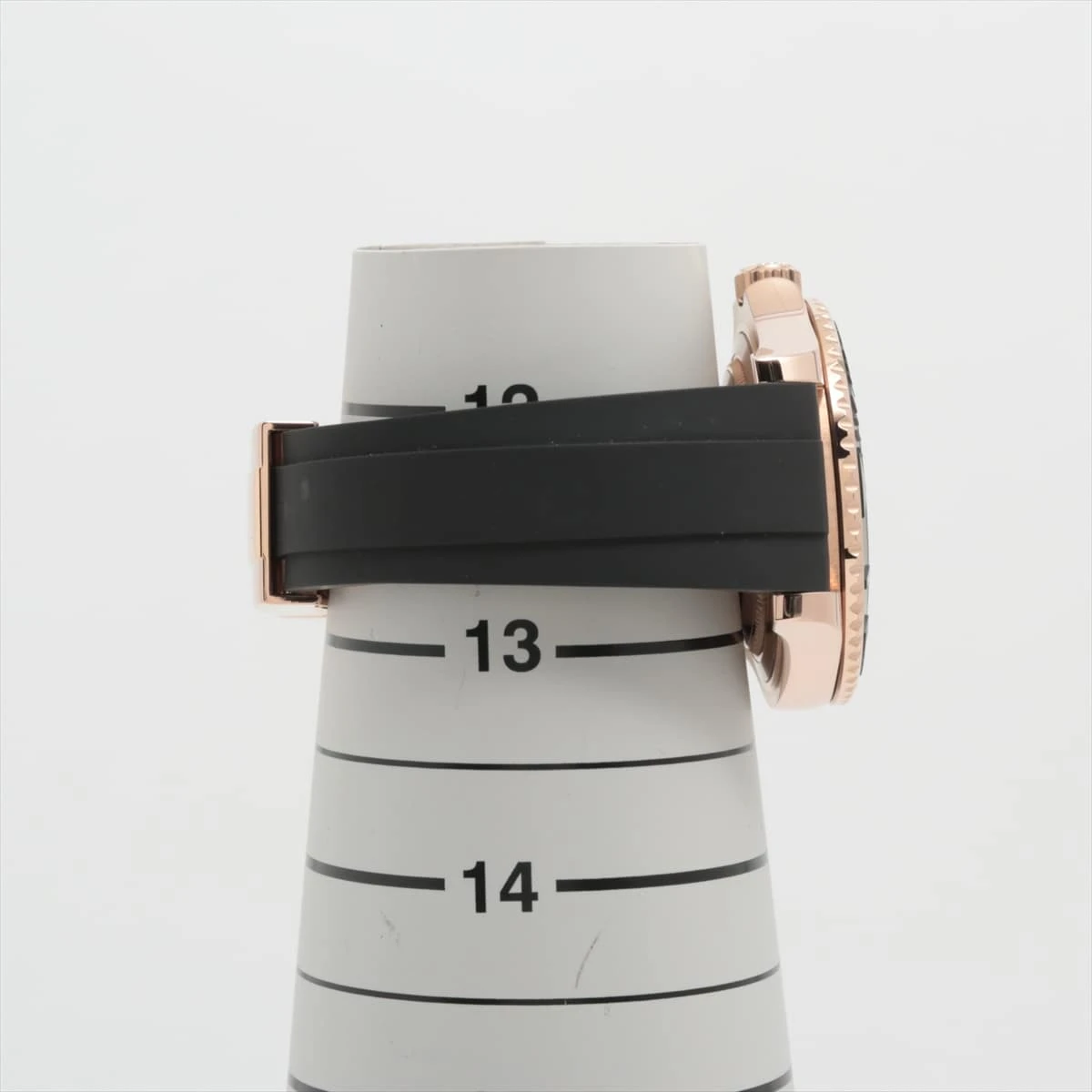 ロレックス ヨットマスター 268655 PG×ラバー AT 黒文字盤