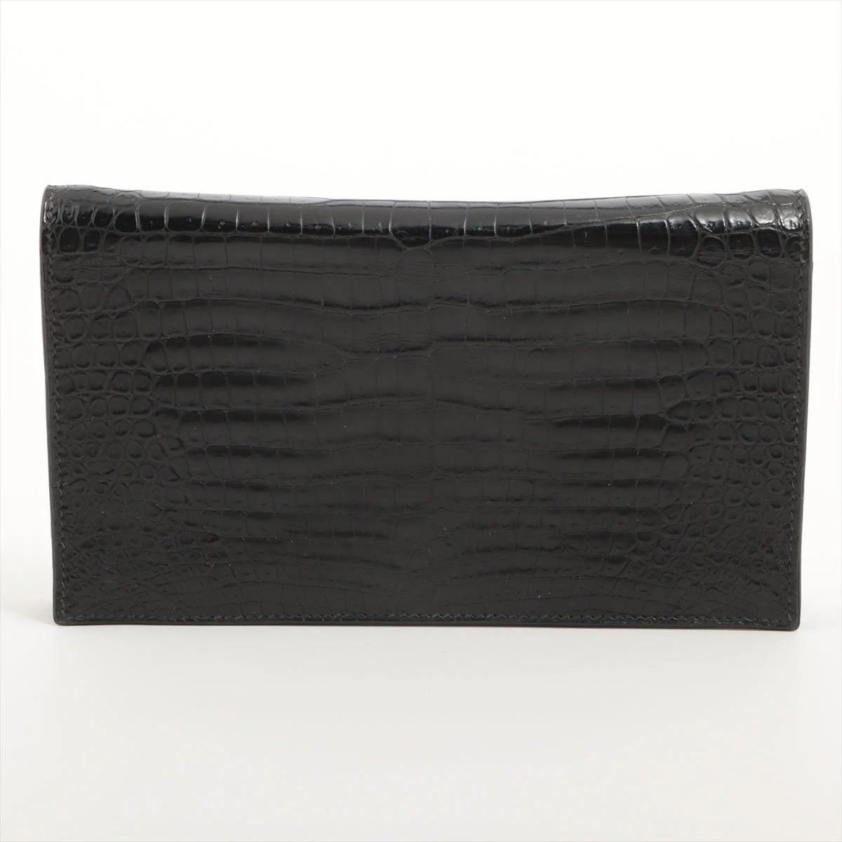 エルメス アジェンダPM ポロサス 手帳カバー ブラック シルバー金具 