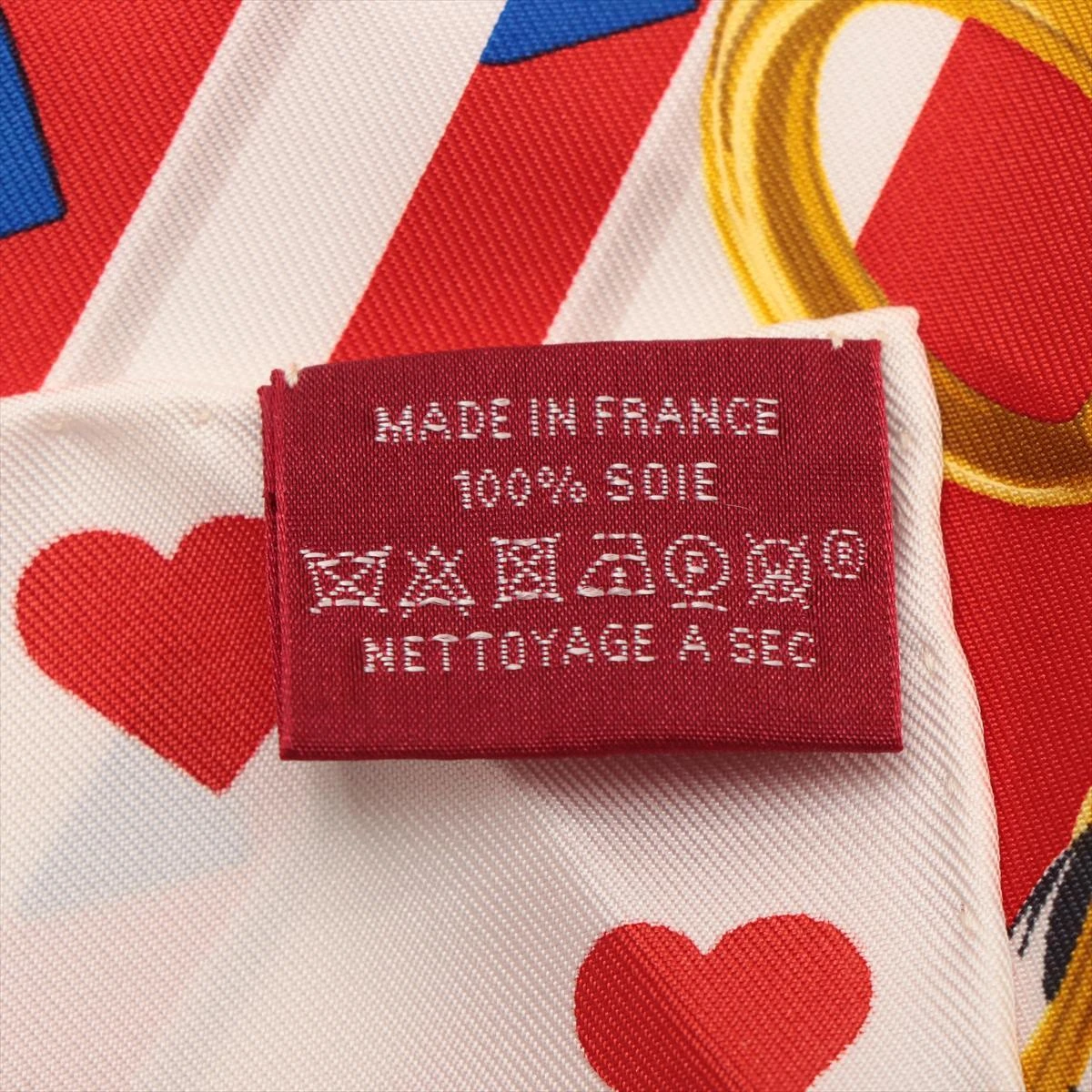 超人気ブティック LOVE GALA de BRIDES カレ90 エルメス スカーフ レッド シルク 小物