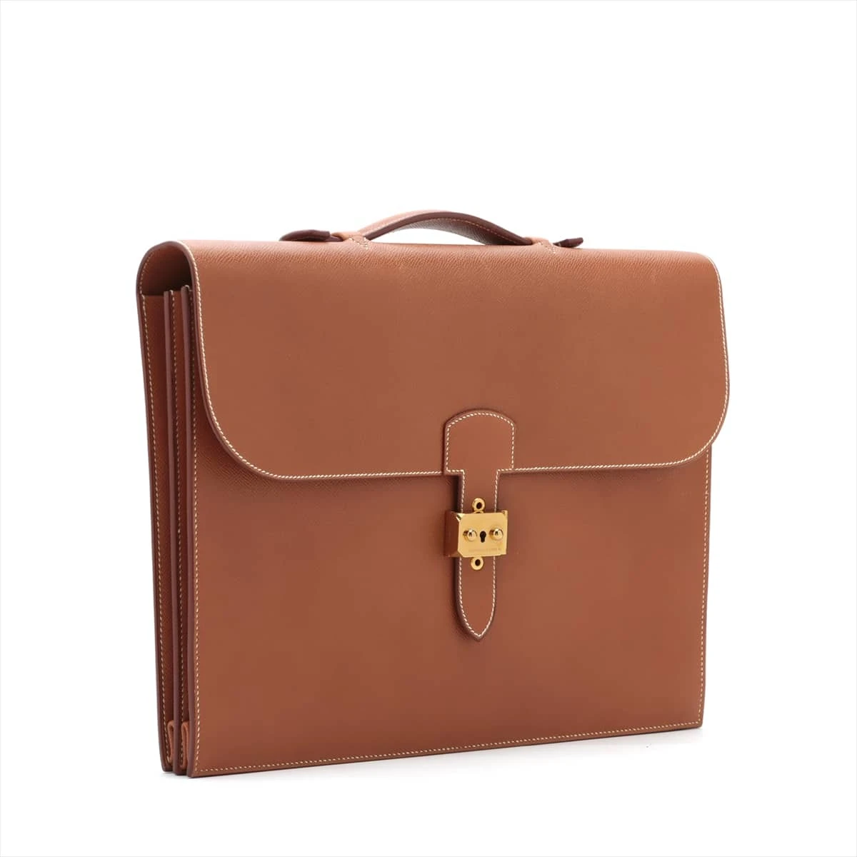 エルメス　サックアデペッシュ38 エルメス サックアデペッシュ38 トゴ/ブルー シルバー金具