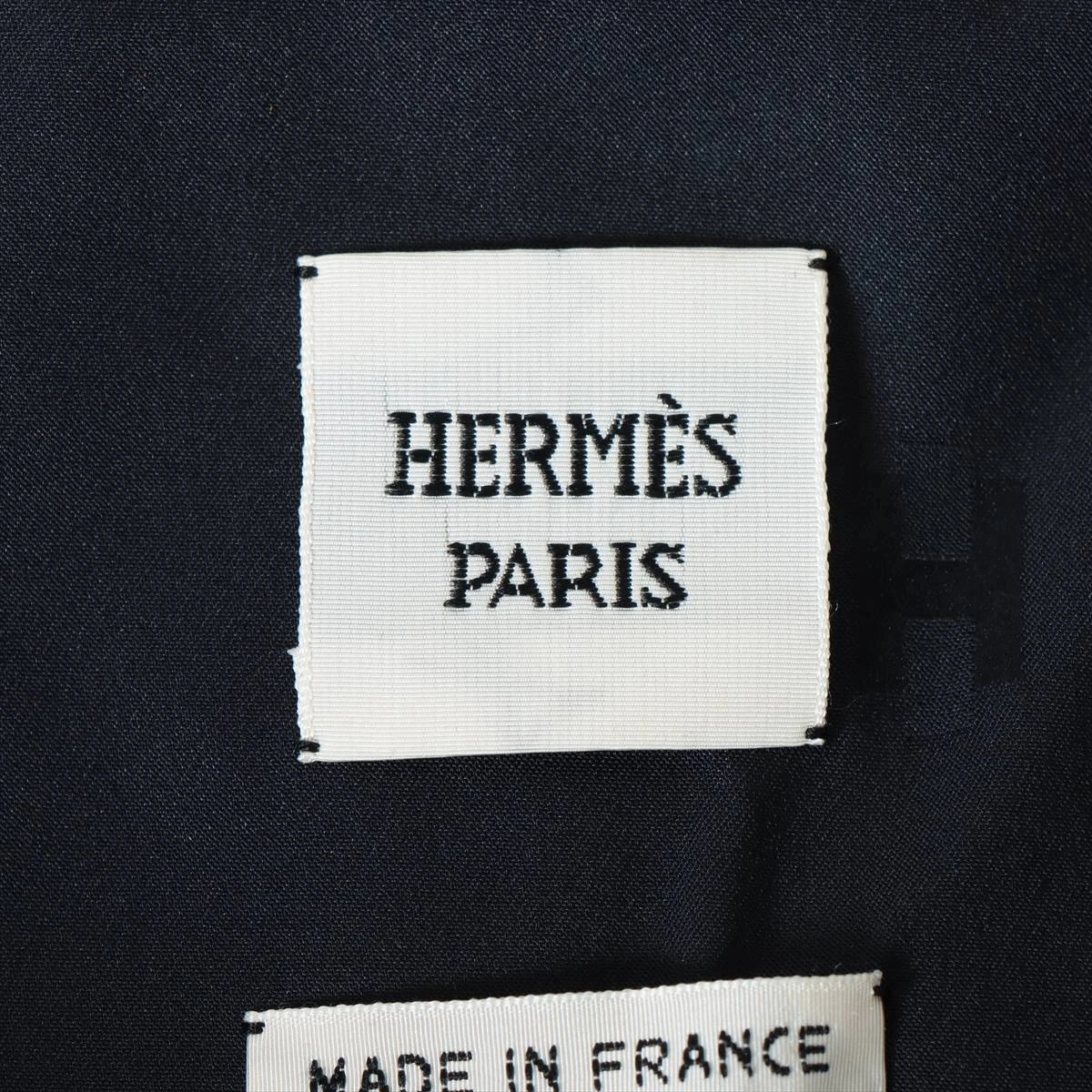 Lサイズ　HERMES エルメス　ナイロンコート　シェーヌダンクル　フード HERMES エルメス ジャケット リバーシブルフードブルゾン