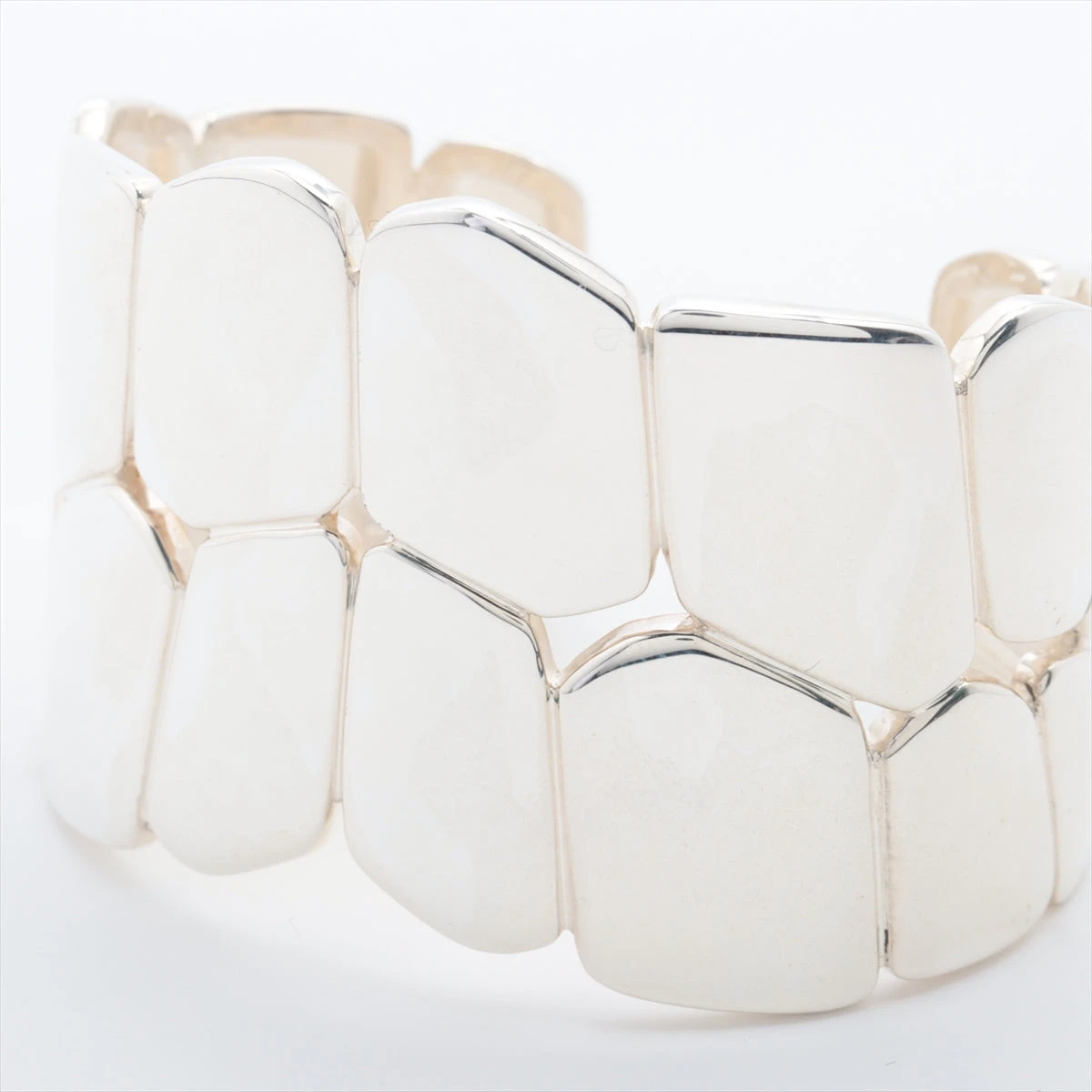 レア　52　【新品　国内エルメス購入】　エルメス　ニロティカスエクラ　シルバー エルメス ニロティカスエクラ バングル 925 86.1g シルバー スレ