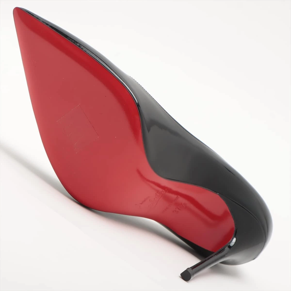 クリスチャンルブタン パテントレザー パンプス 37 1/2 レディース