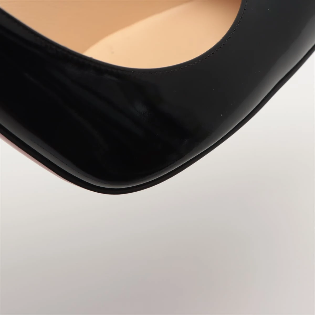 クリスチャンルブタン パテントレザー パンプス 37 1/2 レディース