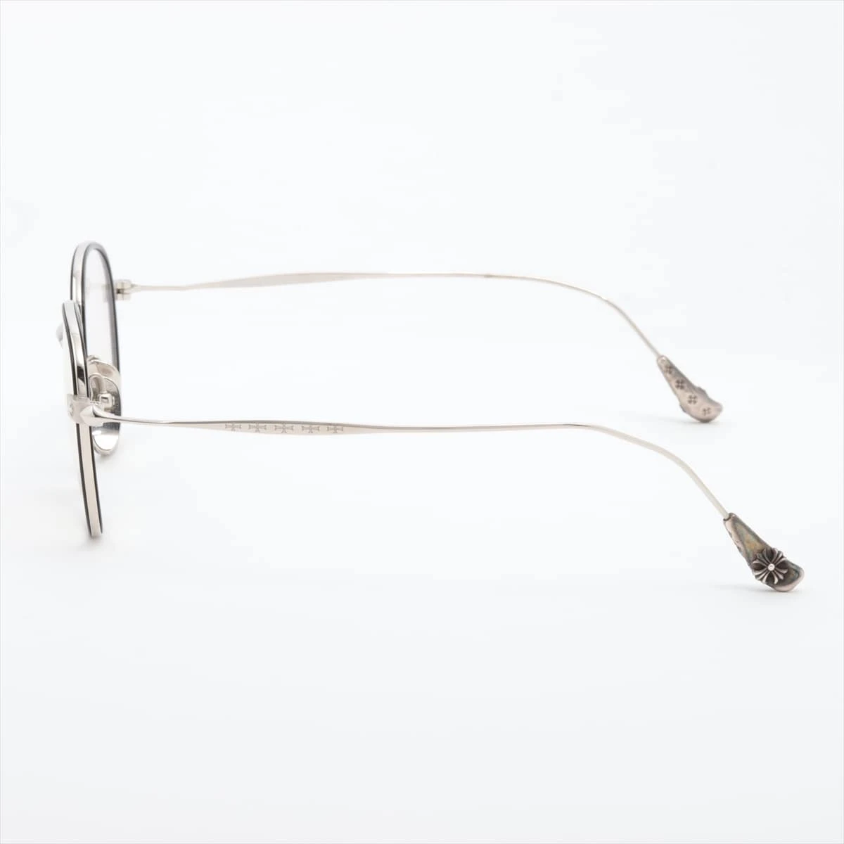 クロムハーツ BONE PRONE メガネ メタル 49□22-150 A1567711｜中古
