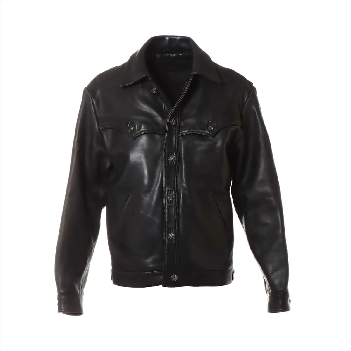 クロムハーツ　レザージャケット made in USA M size 極上 chromehearts_shearlingleatherj
