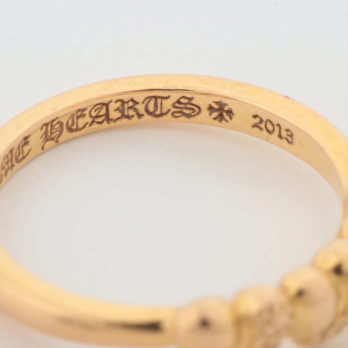 CHROME HEARTS BUBBLEGUM 3 HEART RING クロムハーツ バブルガム
