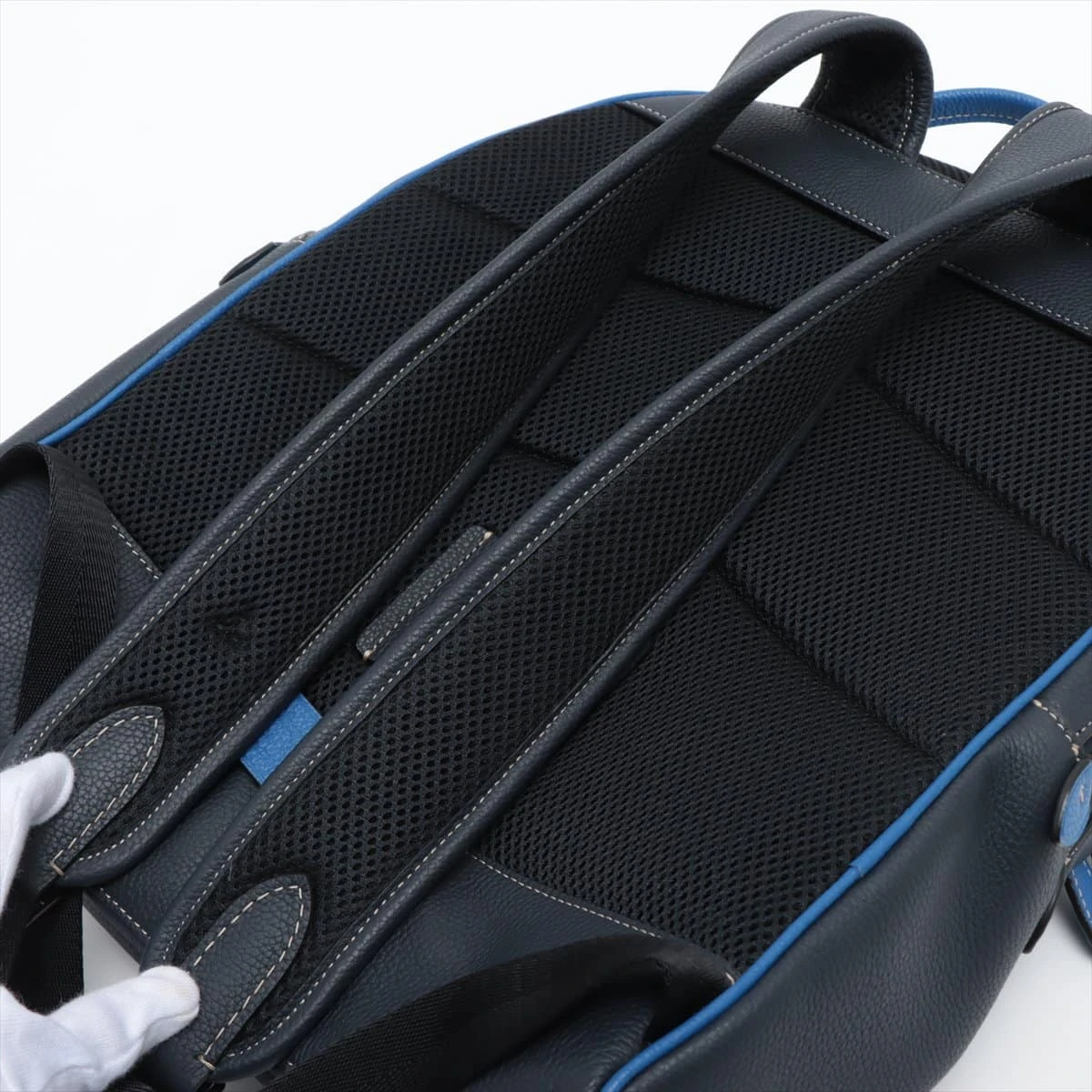 コーチ×ディズニー チャーター レザー バックパック/リュック ネイビー