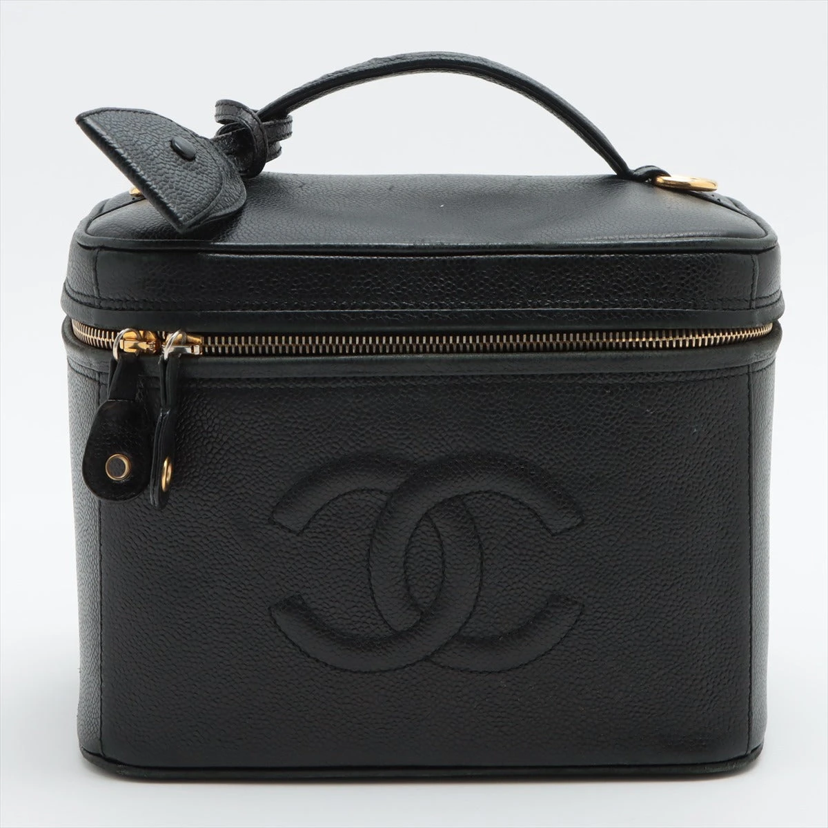 シャネル カーフィアスキン ココマーク 2way バニティバッグ