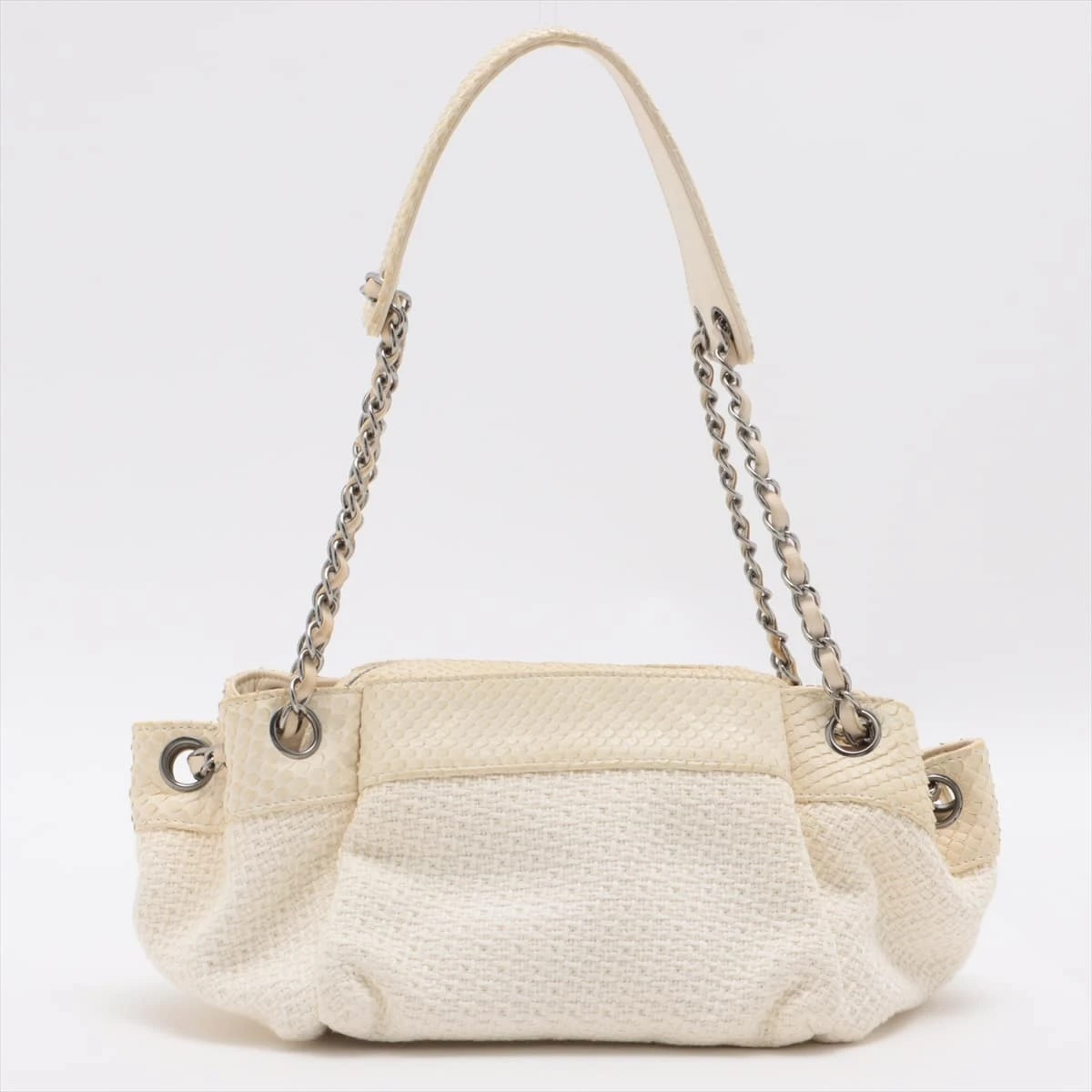✨ CHANEL パイソン チェーン ショルダーバッグ✨ シャネル パイソン ショルダーバッグ シャネル パイソン