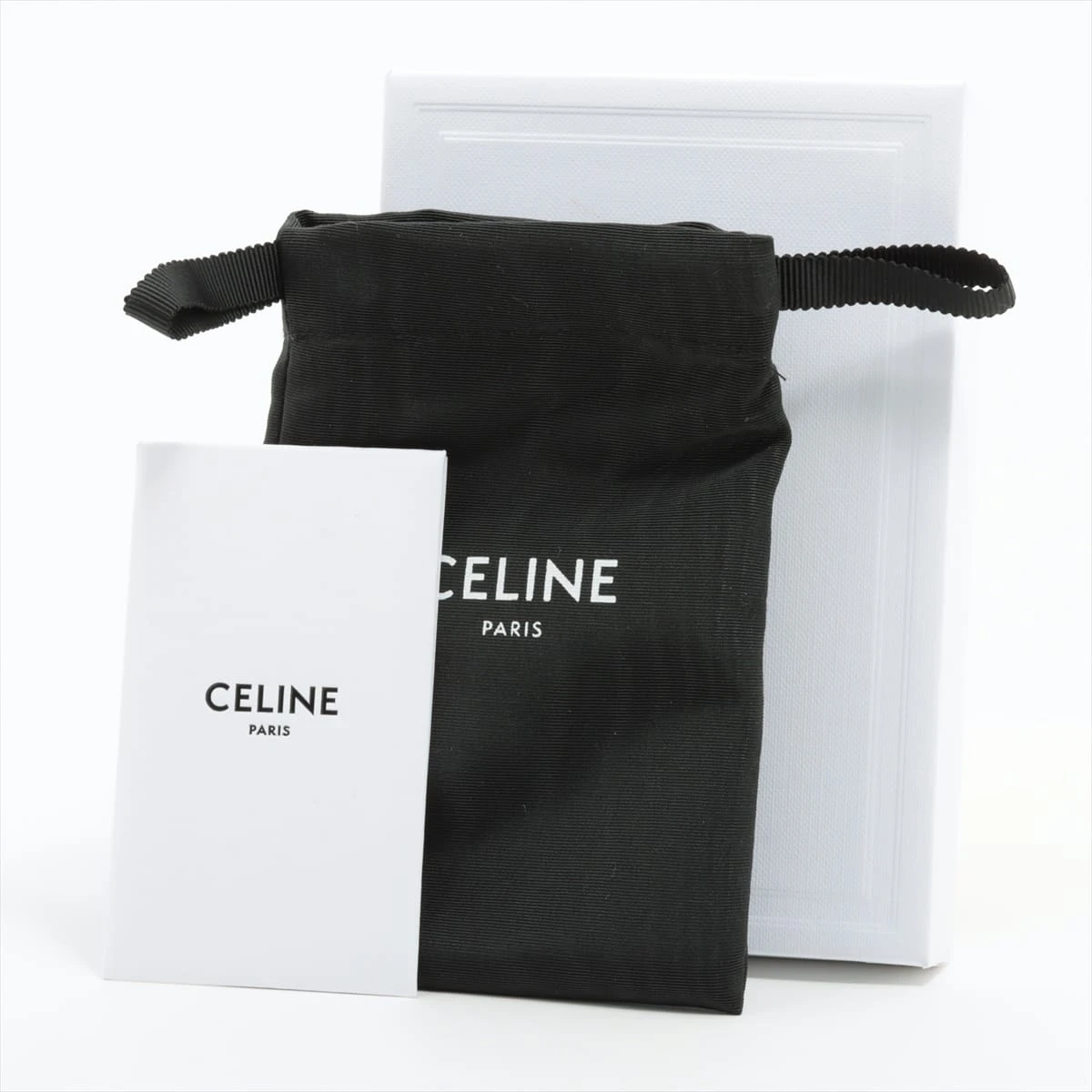 CELINE セリーヌ キーホルダー ミラー付きキーホルダー ブラウン