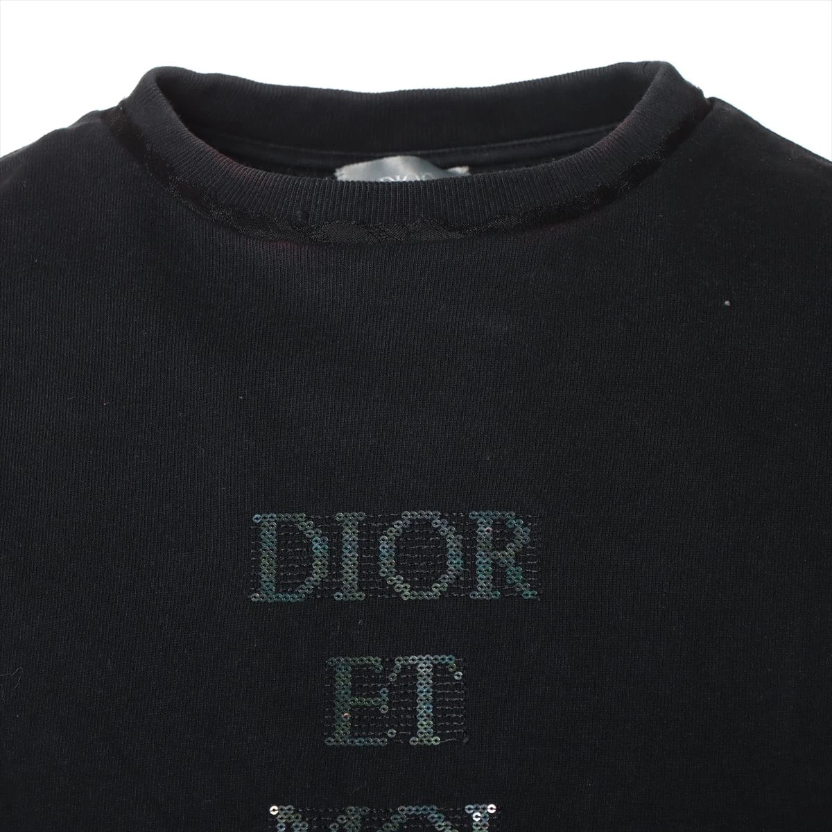 DIOR ディオール 19SS コットン×ナイロン Tシャツ メンズ ブラック