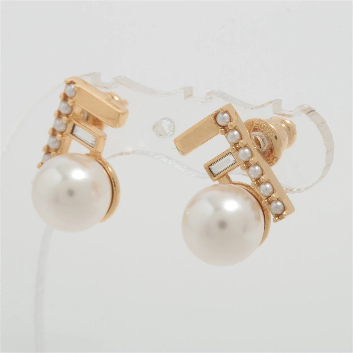 【超ポイント祭?期間限定】 エフィズフェンディ フープピアス 真珠付き（楽天市場 アクセサリー