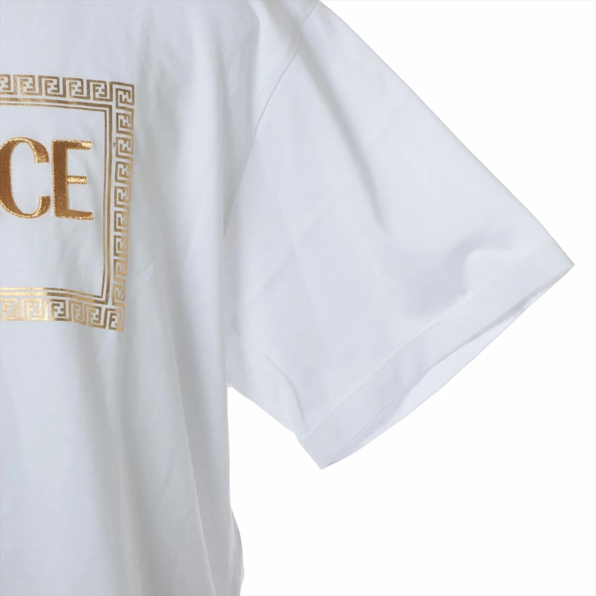 FENDACE FENDI × VERSACE ホワイト Tシャツ Lサイズ Versace WHITE LOGO FENDACE T-SHIRT – EYE LUXURY CONCIERGE
