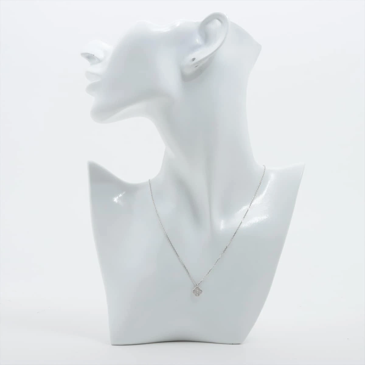 ヴァンクリーフ&アーペル スウィートアルハンブラ ダイヤ ネックレス