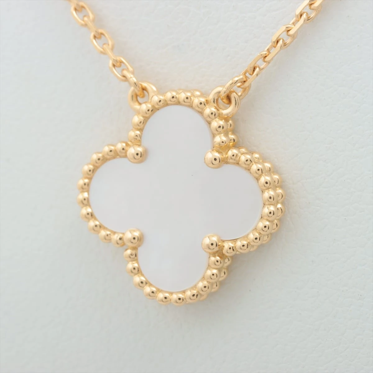 ヴァンクリーフ&アーペル ヴィンテージアルハンブラ シェル ネックレス  