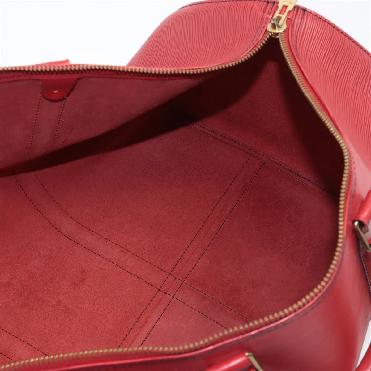 ルイヴィトン　キーポル50 エピ　レッド 中古】 ルイ・ヴィトン LOUIS VUITTON ボストンバッグ エピ