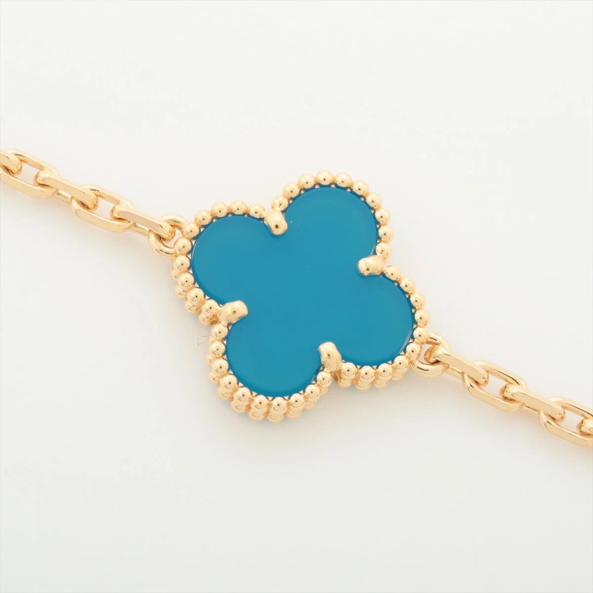 Van Cleef & Arpels 青い ブレスレット 5p ヴァンクリーフ&アーペル ヴィンテージアルハンブラ 5P ブルー