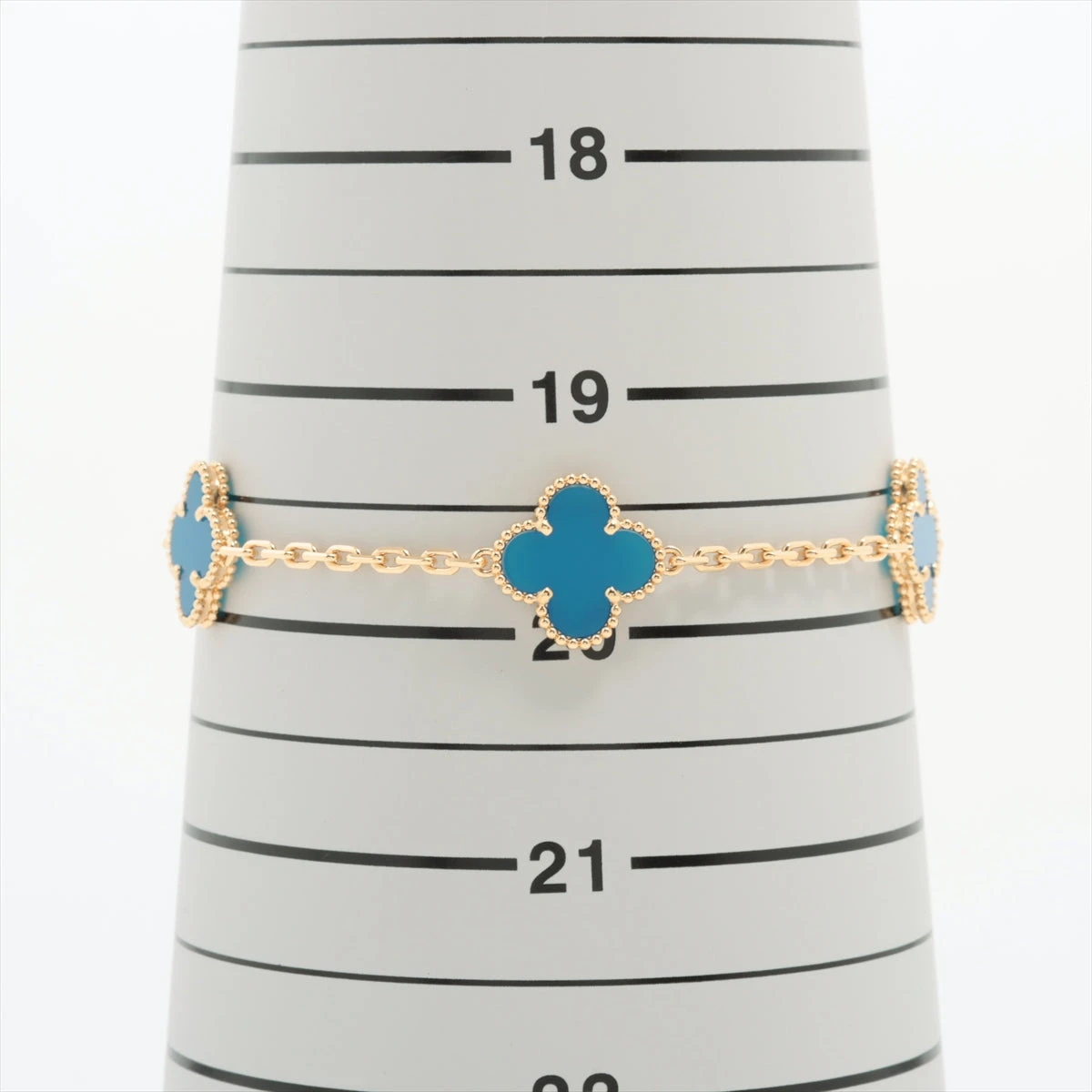 Van Cleef & Arpels 青い ブレスレット 5p ヴィンテージ アルハンブラ ブレスレット 5モチーフ[VCARP34900