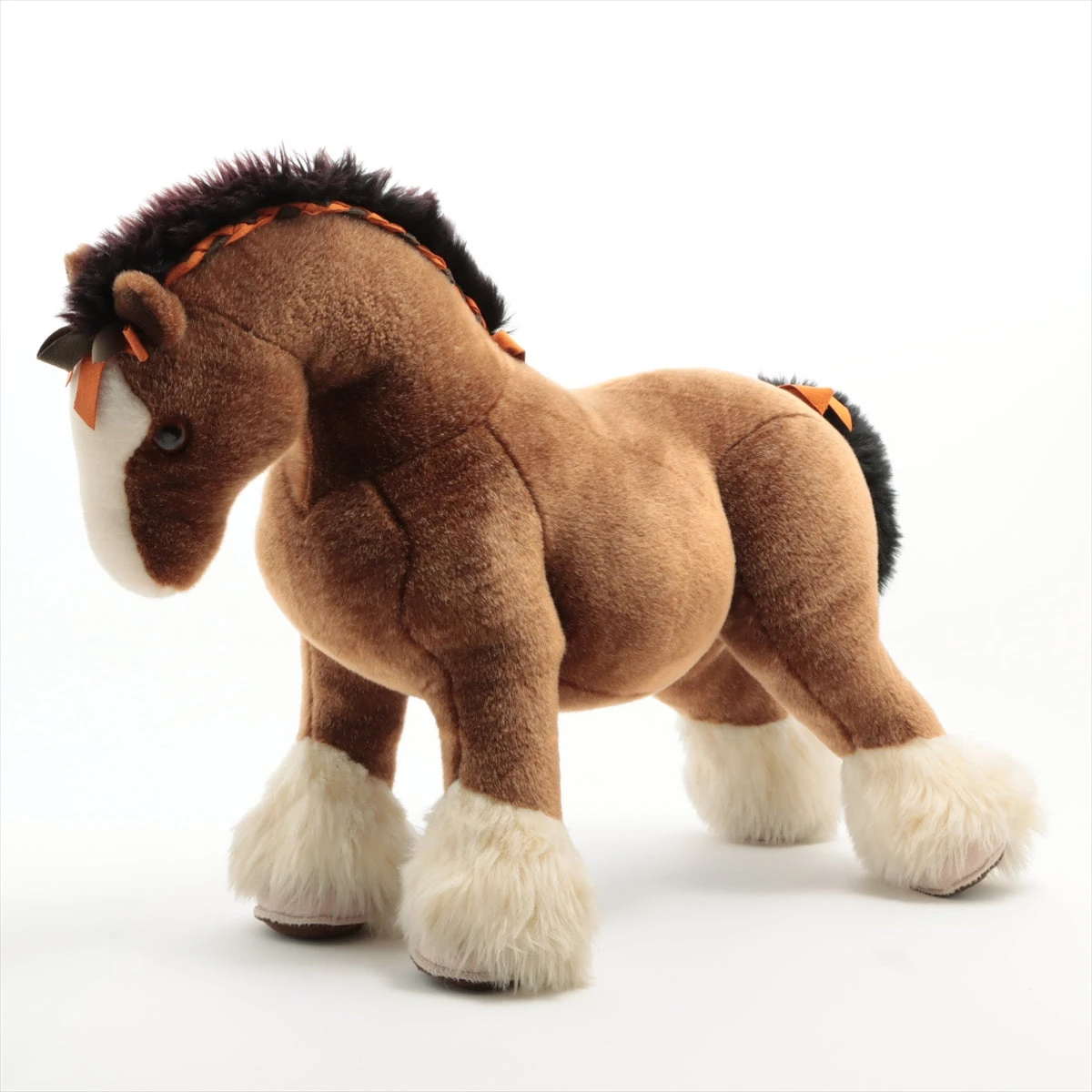 エルメス エルミーGM ぬいぐるみ アクリル ブラウン A1851172｜中古