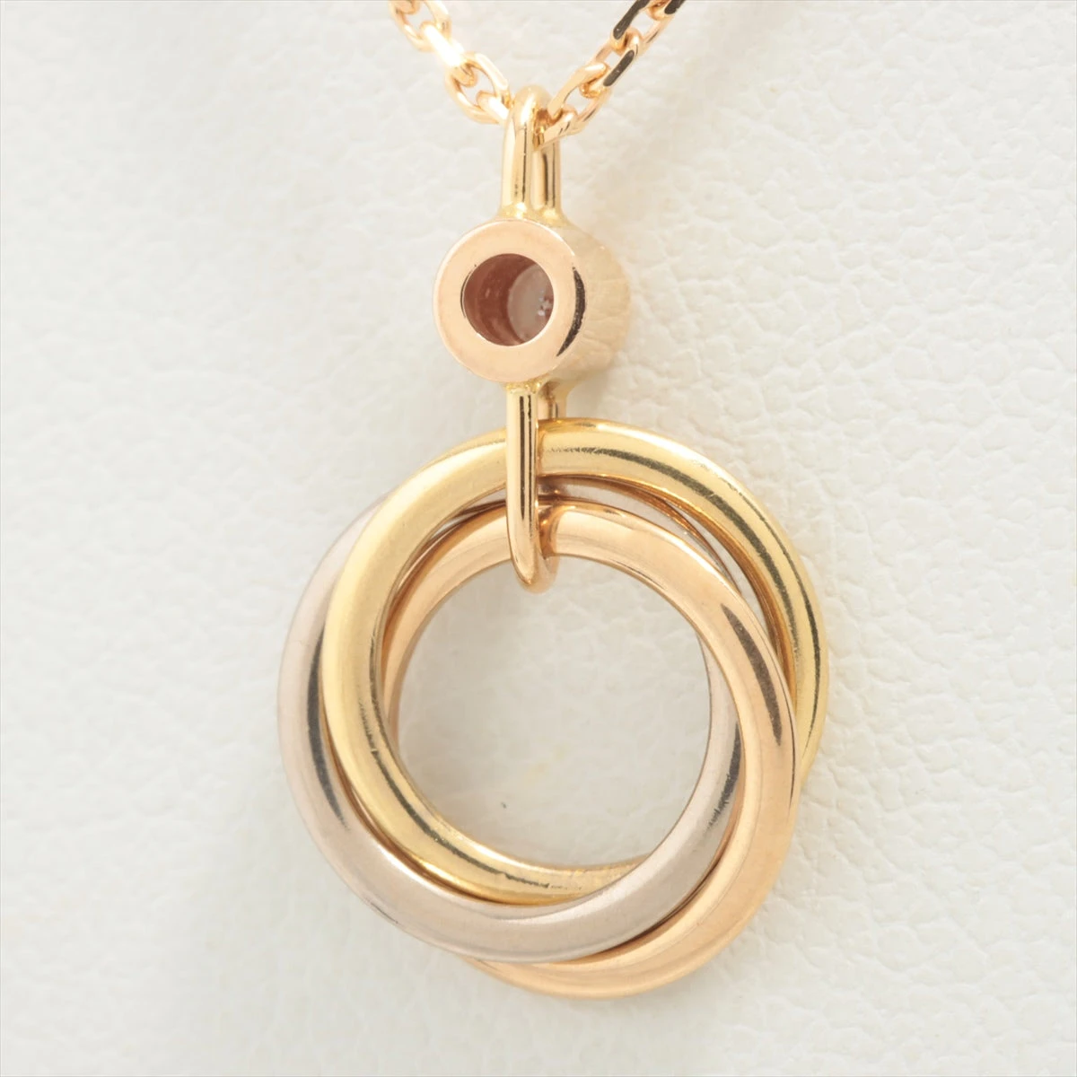 カルティエ ベビートリニティ 1P ダイヤ ネックレス　ギャランティ付属 カルティエ ベビートリニティ 1P ダイヤ ネックレス