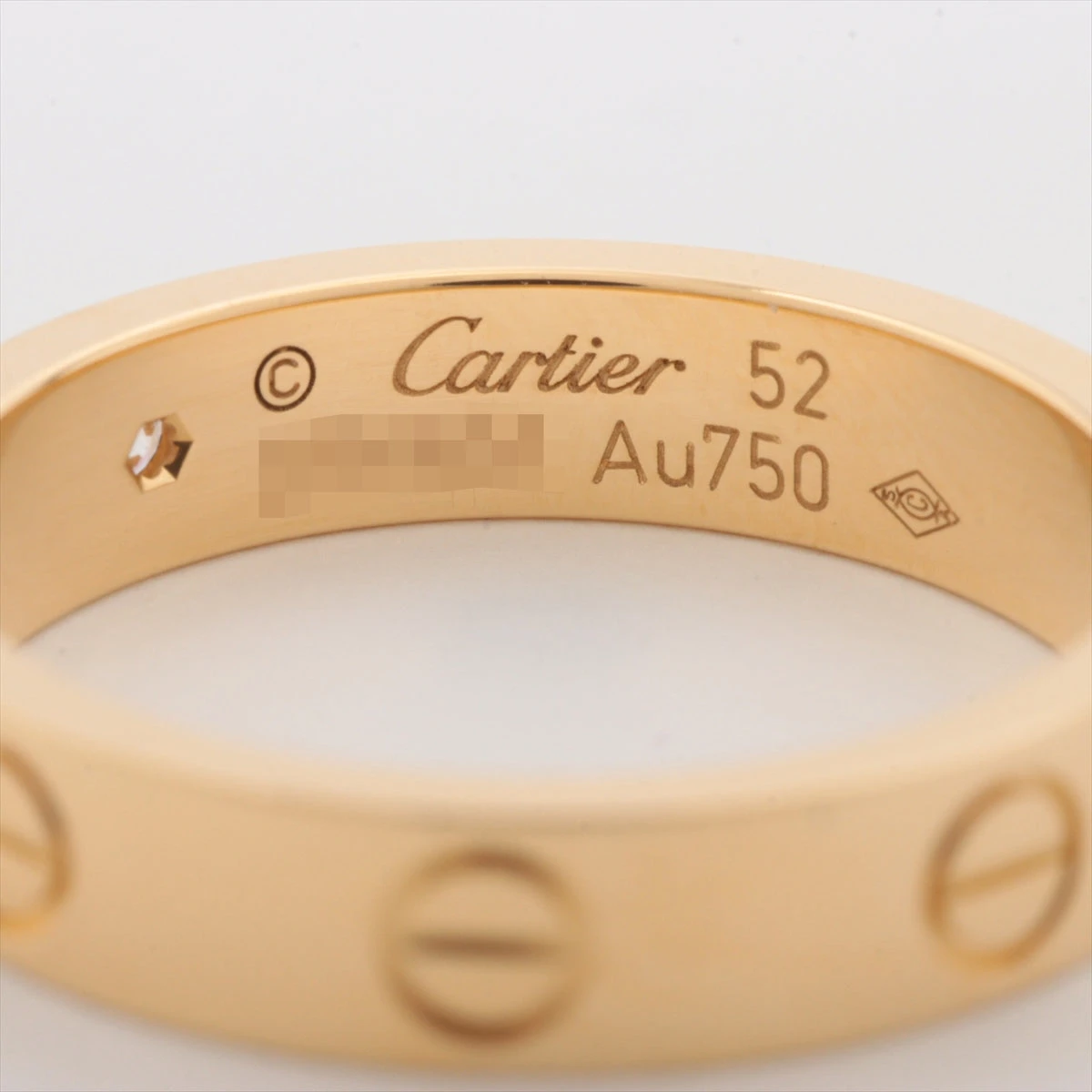 Cartier カルティエ ミニラブリング リング ラブウエディング