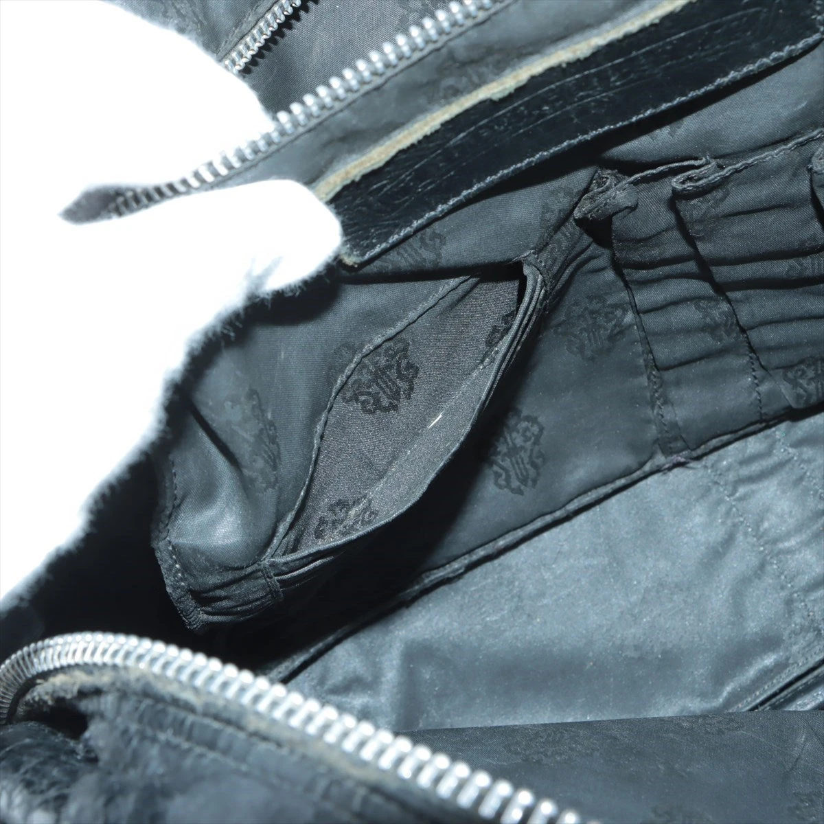 CHROME HEARTS クロムハーツ ジムバッグ　ミディアム CHROME HEARTS クロムハーツ ジムバッグ セメタリークロスパッチ