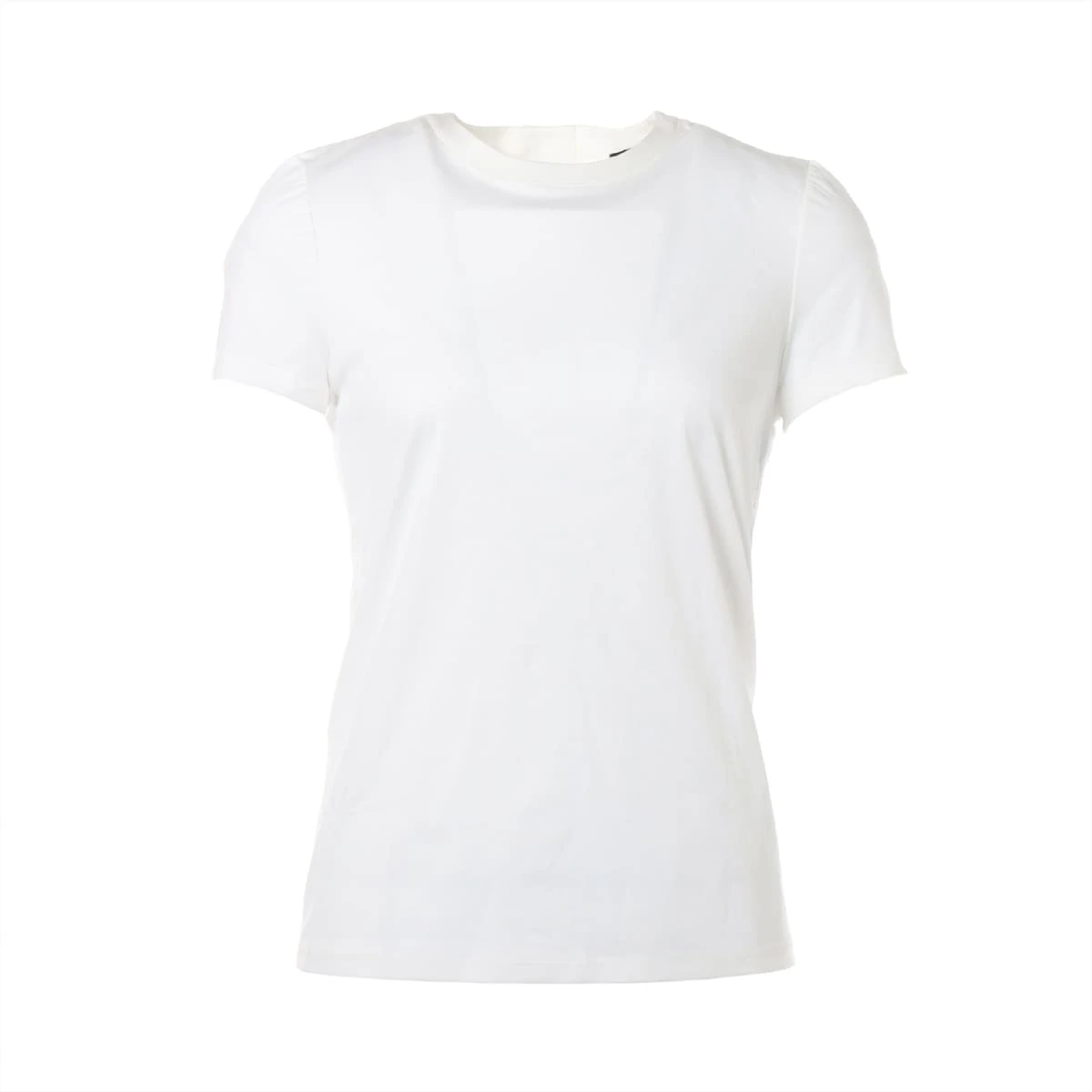 シャネル ココボタン コットン Tシャツ 34 レディース ホワイト