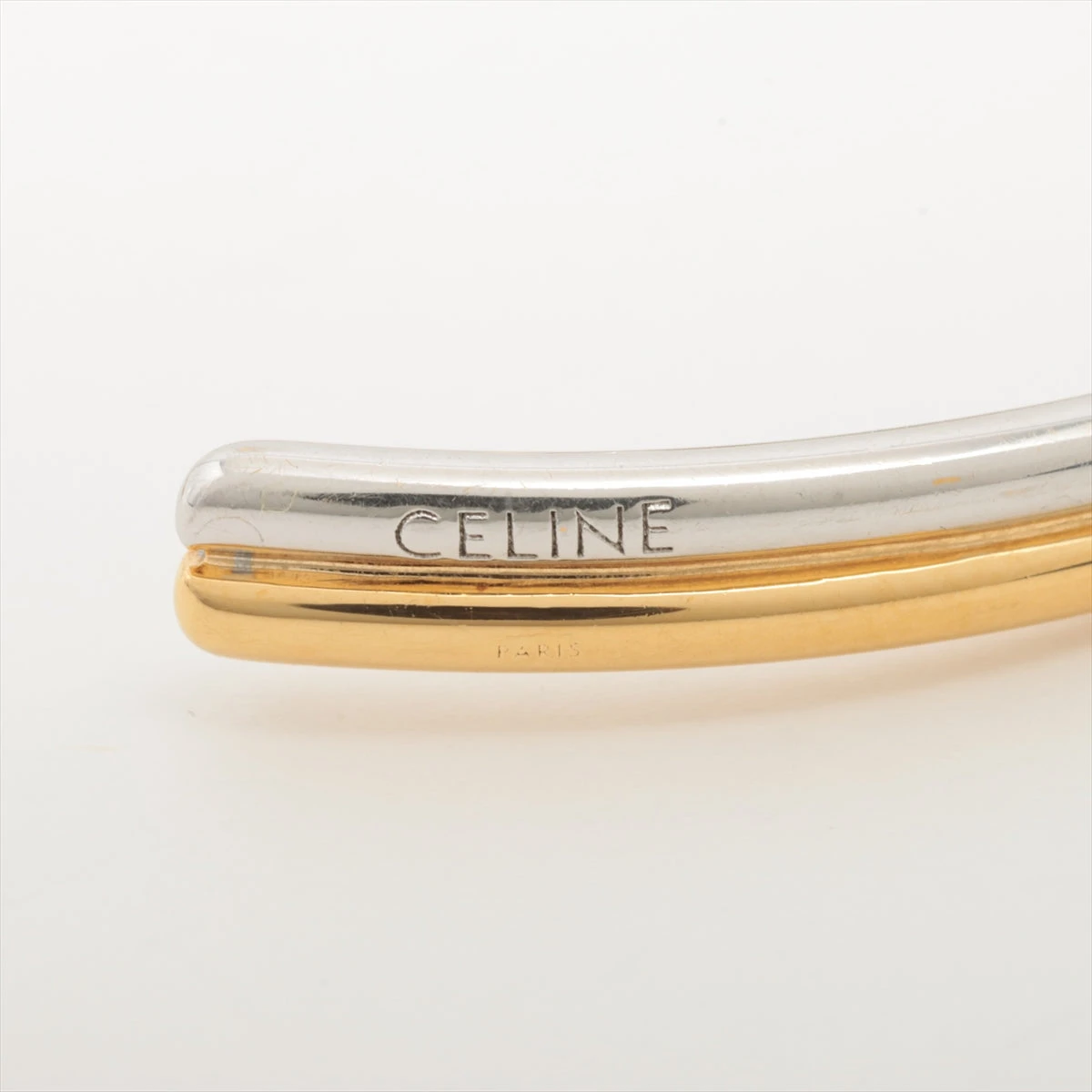 CELINE ノットデザイン バングル ゴールド&シルバー CELINE ノットデザイン バングル ゴールド&シルバー 310415659_1.jpg