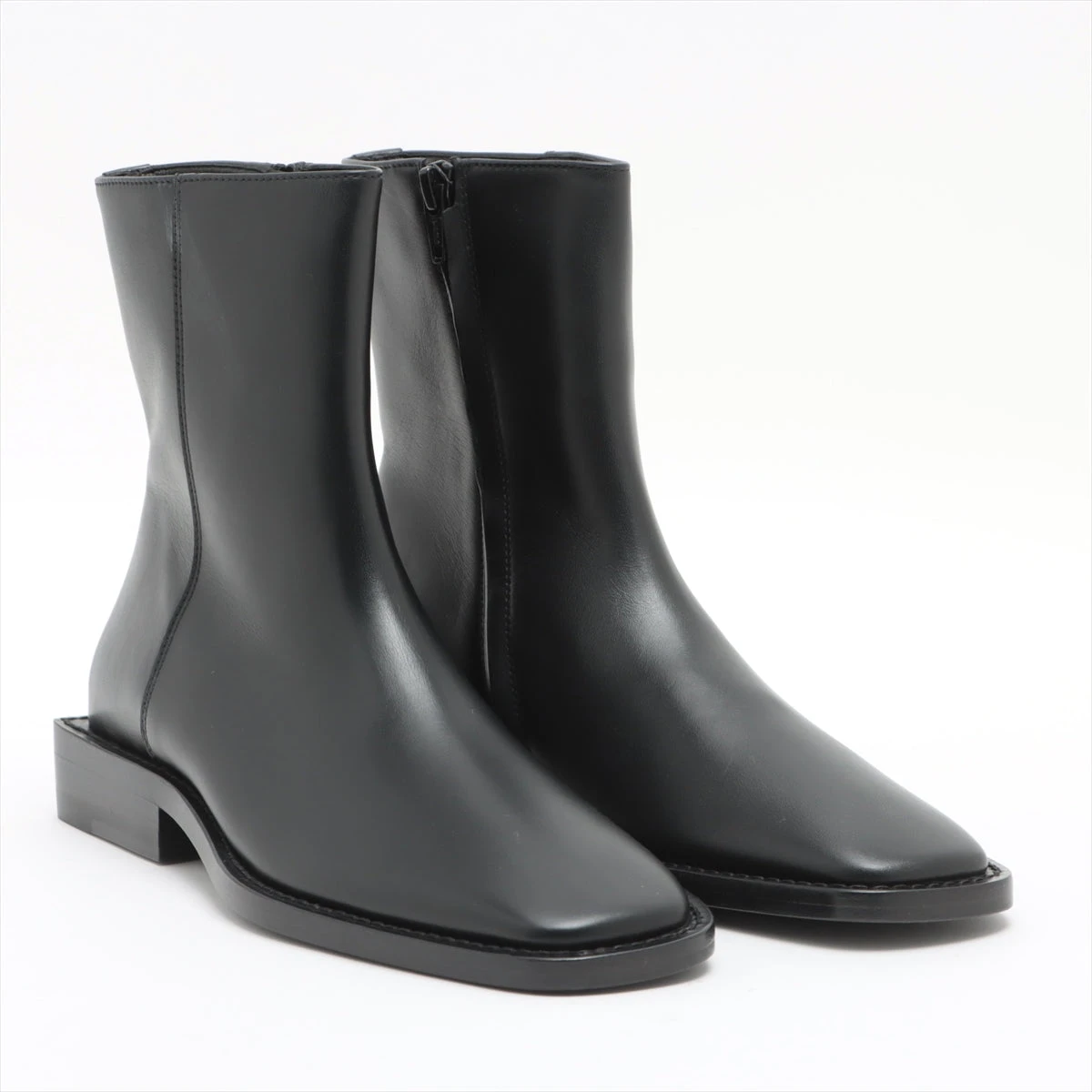 22SS【BALENCIAGA】ブルドーザー 編み上げ ブーツ カーフスキン