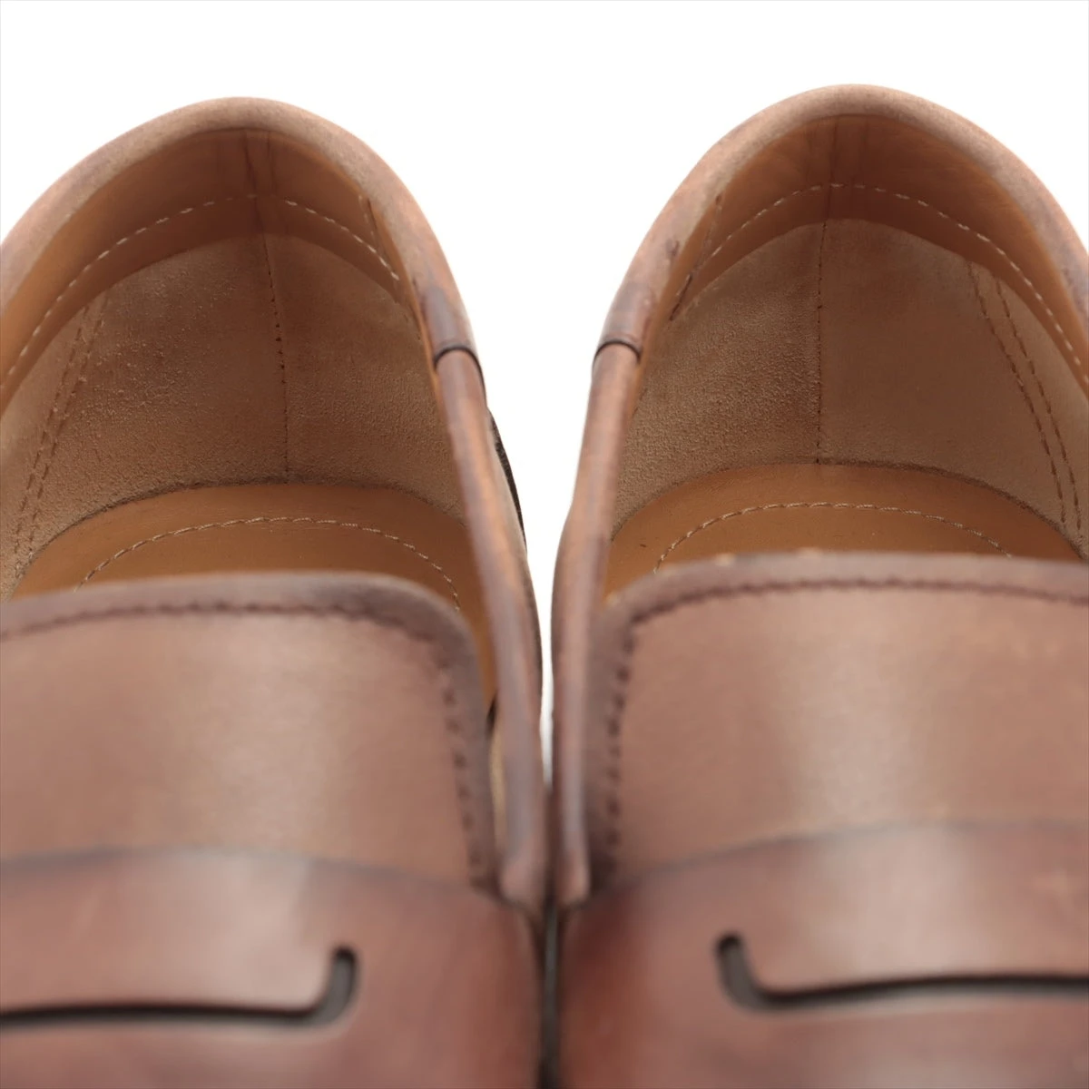 ベルルッティ カリグラフィ レザー ローファー 9 メンズ